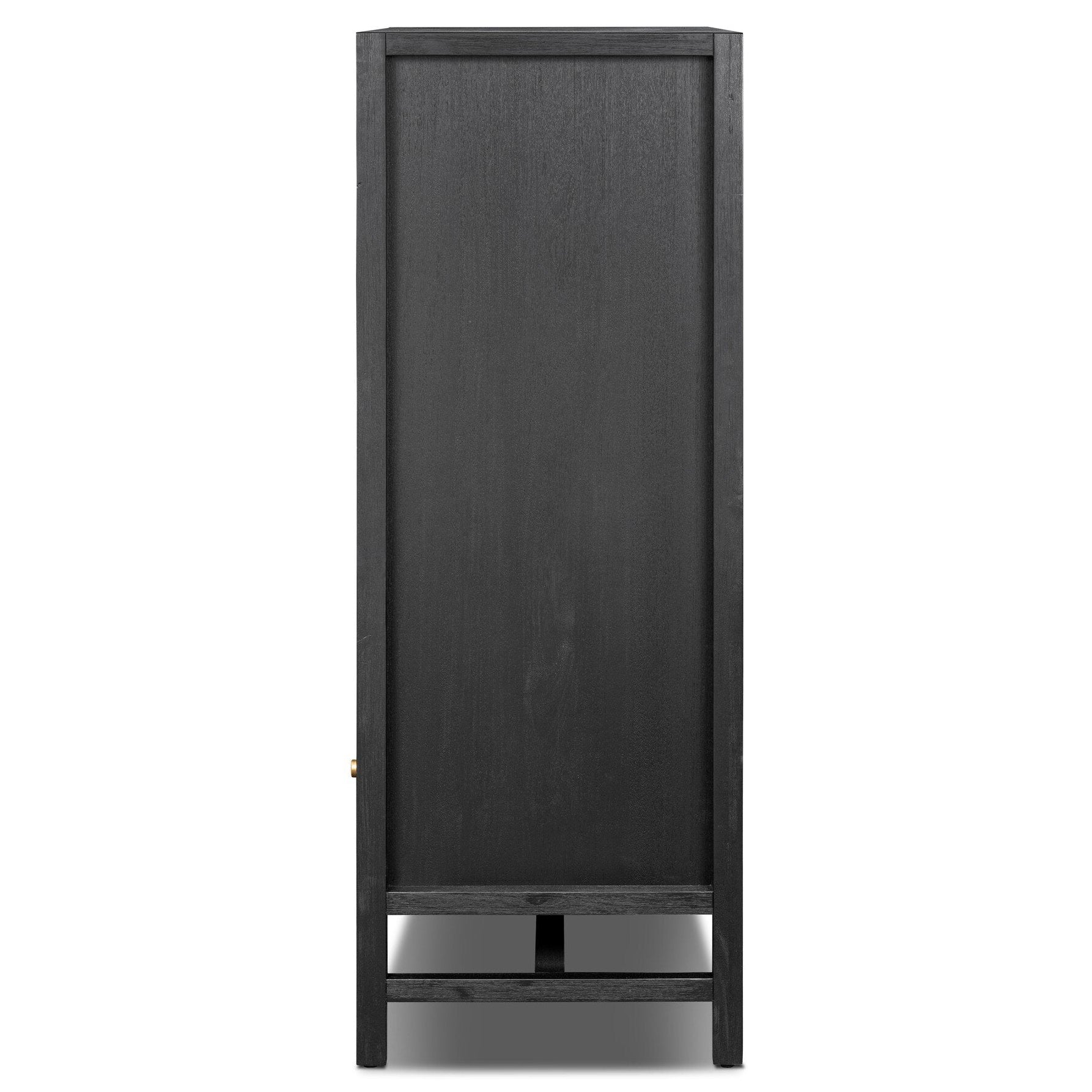 Four Hands Sullivan Black Acacia Chest - side view