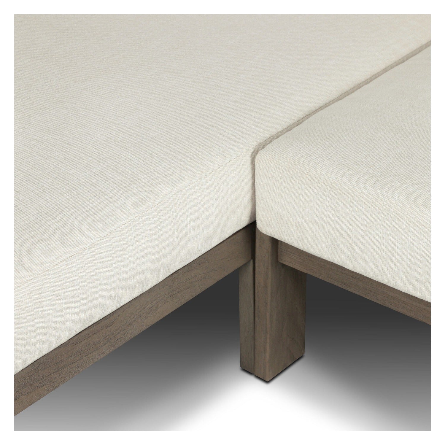 Four Hands Delancy Vergo Cream Outdoor 2-Piece Sectional Sofa