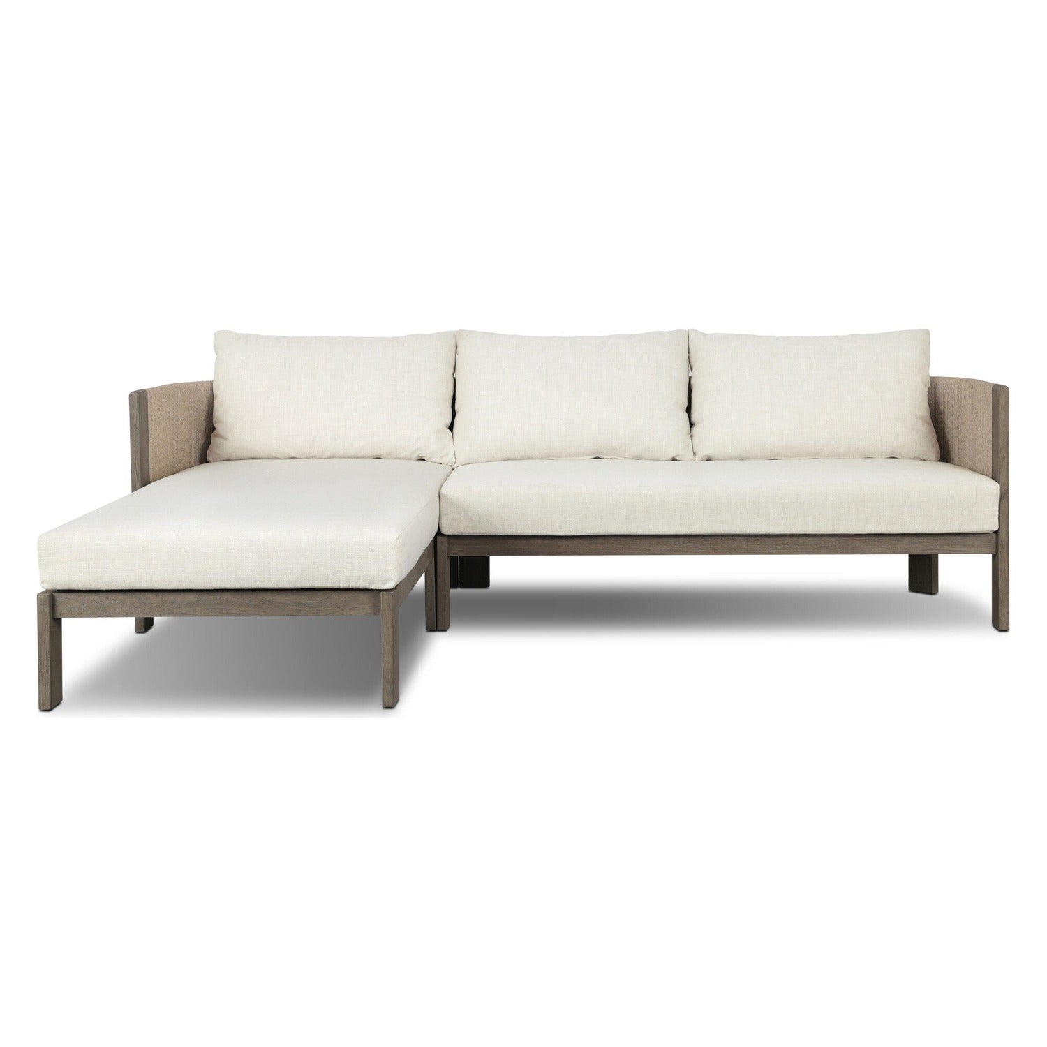 Four Hands Delancy Vergo Cream Outdoor 2-Piece Sectional Sofa