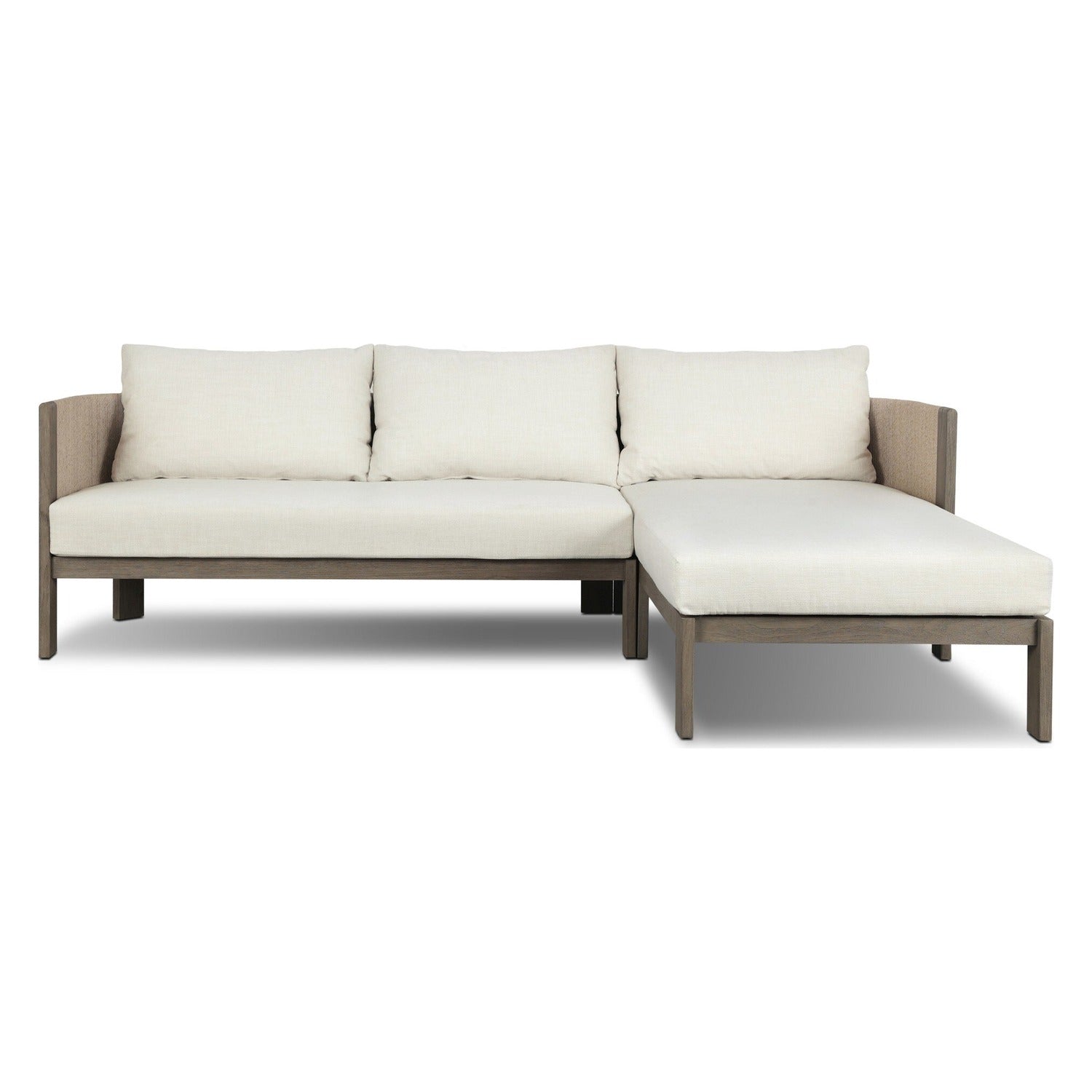 Four Hands Delancy Vergo Cream Outdoor 2-Piece Sectional Sofa