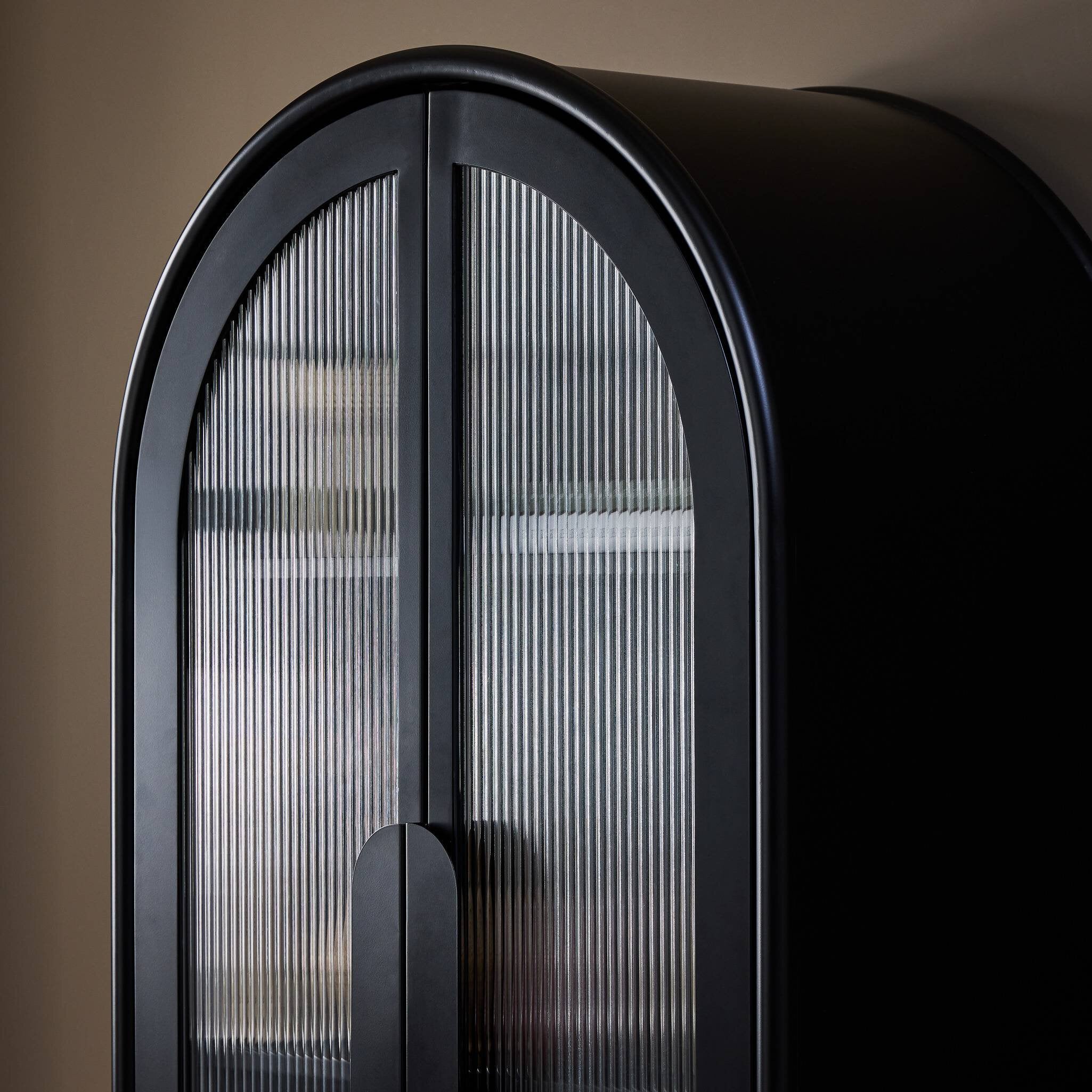 Four Hands Isamaya Matte Ink Iron Cabinet - detail 11