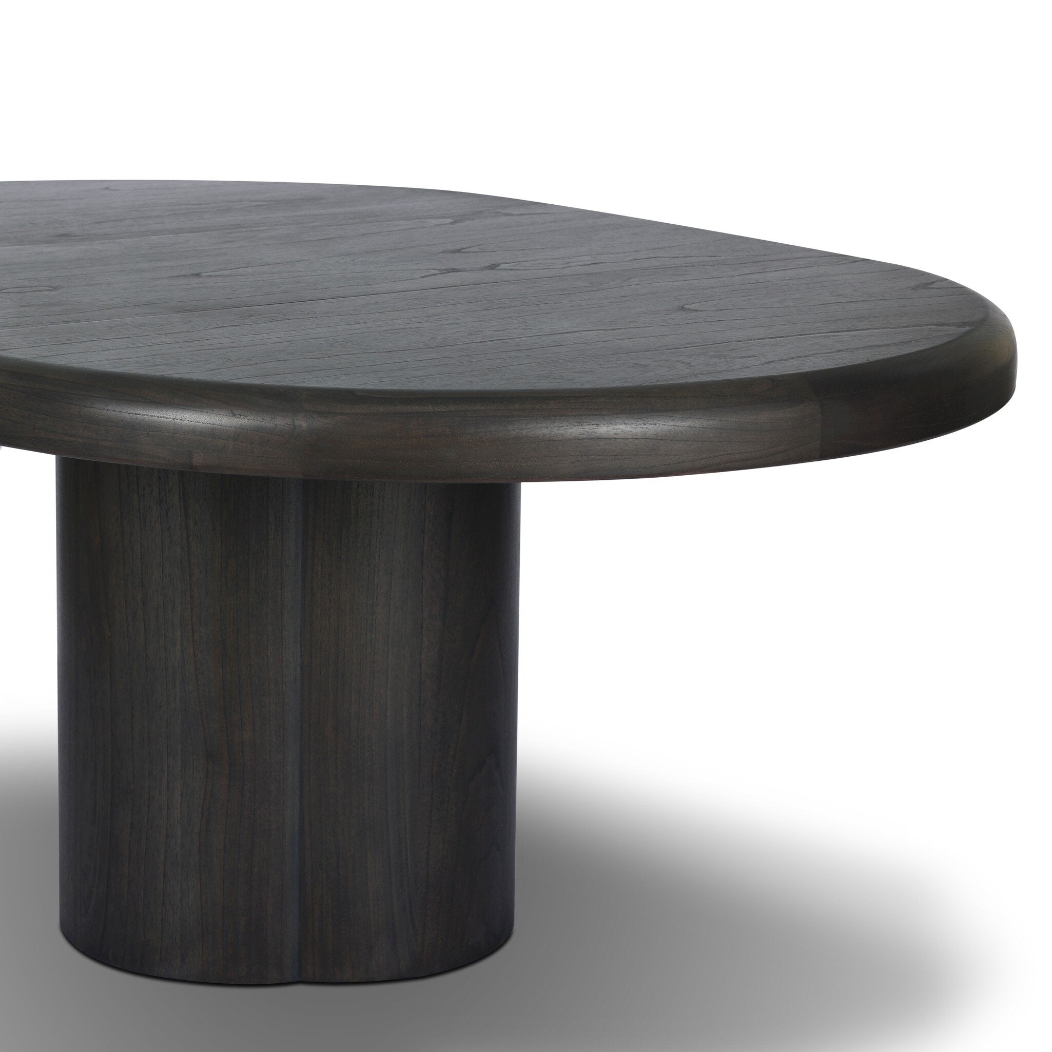 Four Hands Pemble Smoked Black Mindi Extension Dining Table - detail 5