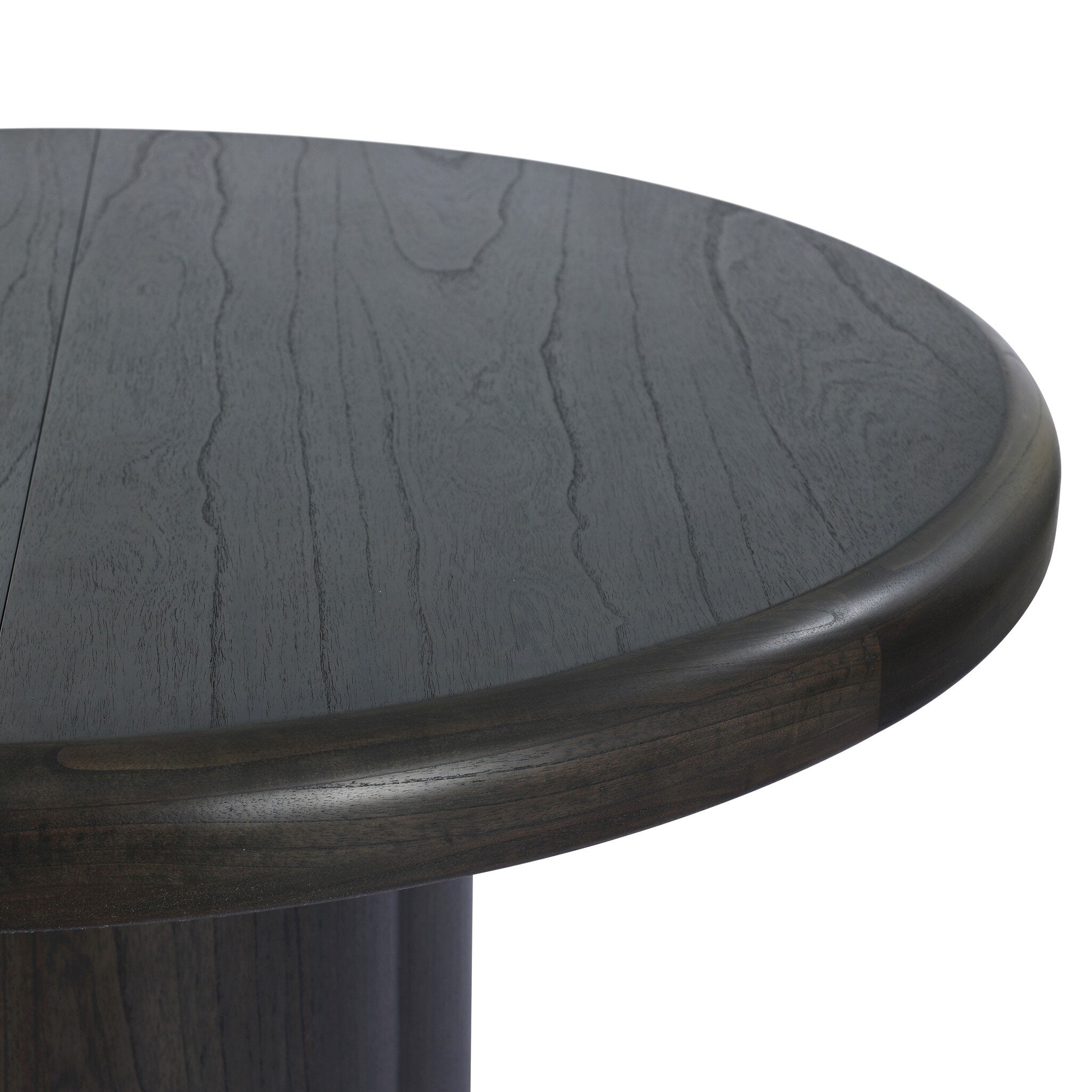 Four Hands Pemble Smoked Black Mindi Extension Dining Table - detail 6