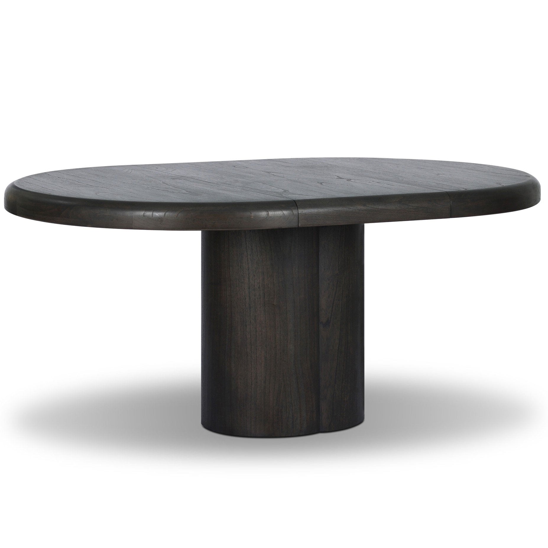 Four Hands Pemble Smoked Black Mindi Extension Dining Table - styled view (view 2)