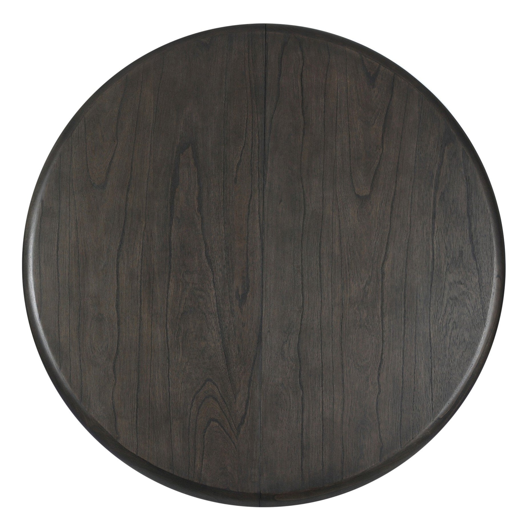Four Hands Pemble Smoked Black Mindi Extension Dining Table - top-down view