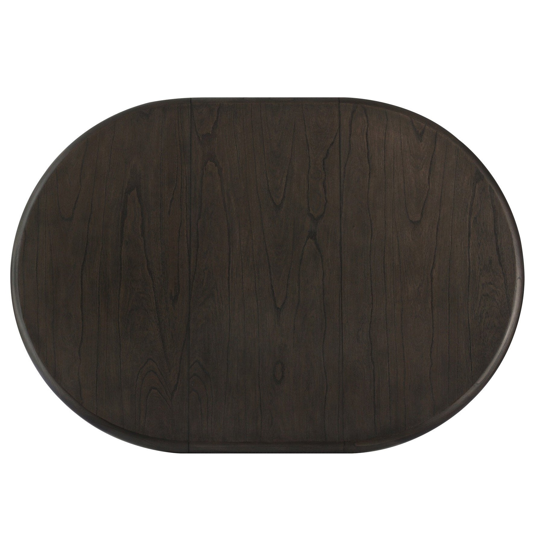 Four Hands Pemble Smoked Black Mindi Extension Dining Table - top-down view (view 2)