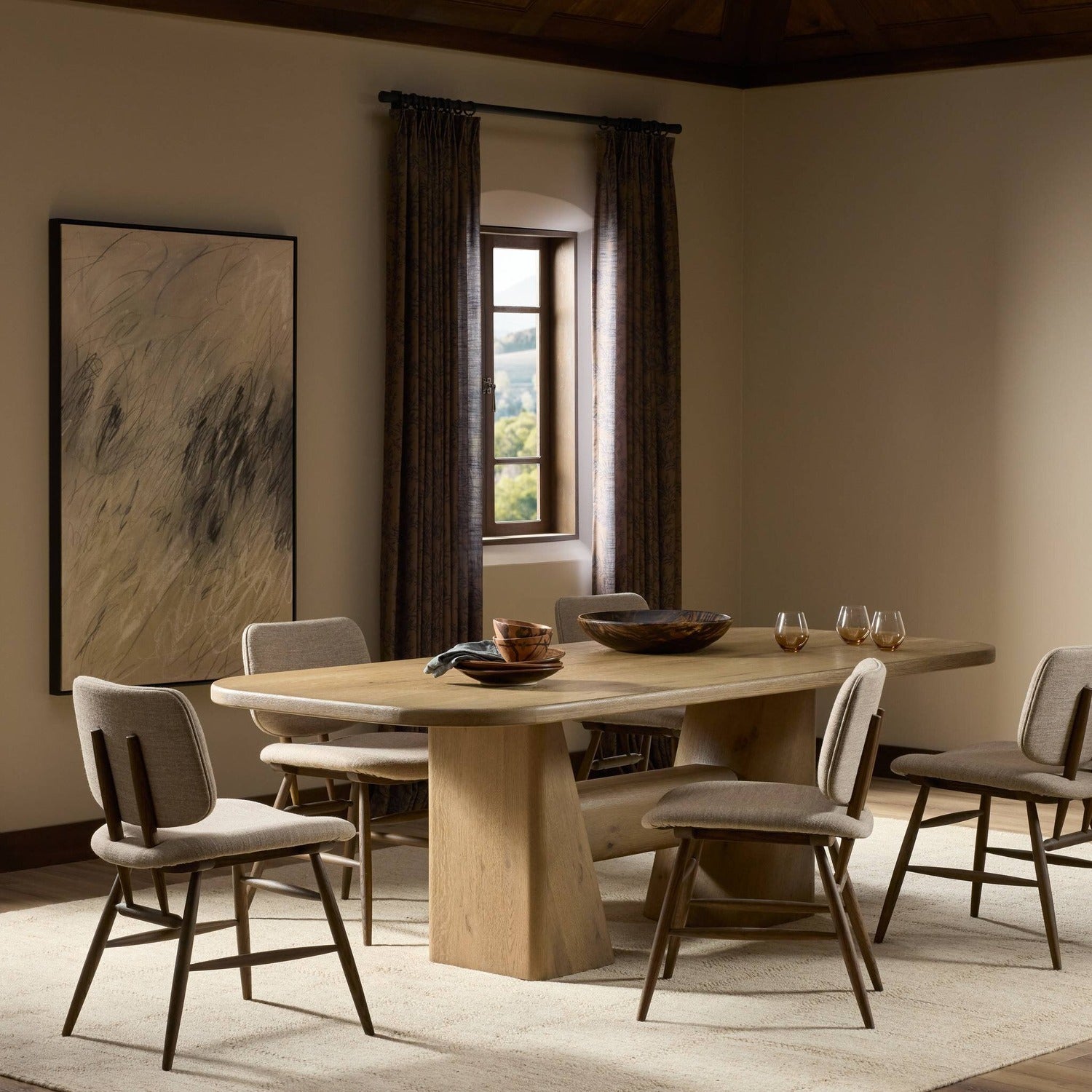 Four Hands Herschel Drifted Oak Dining Table