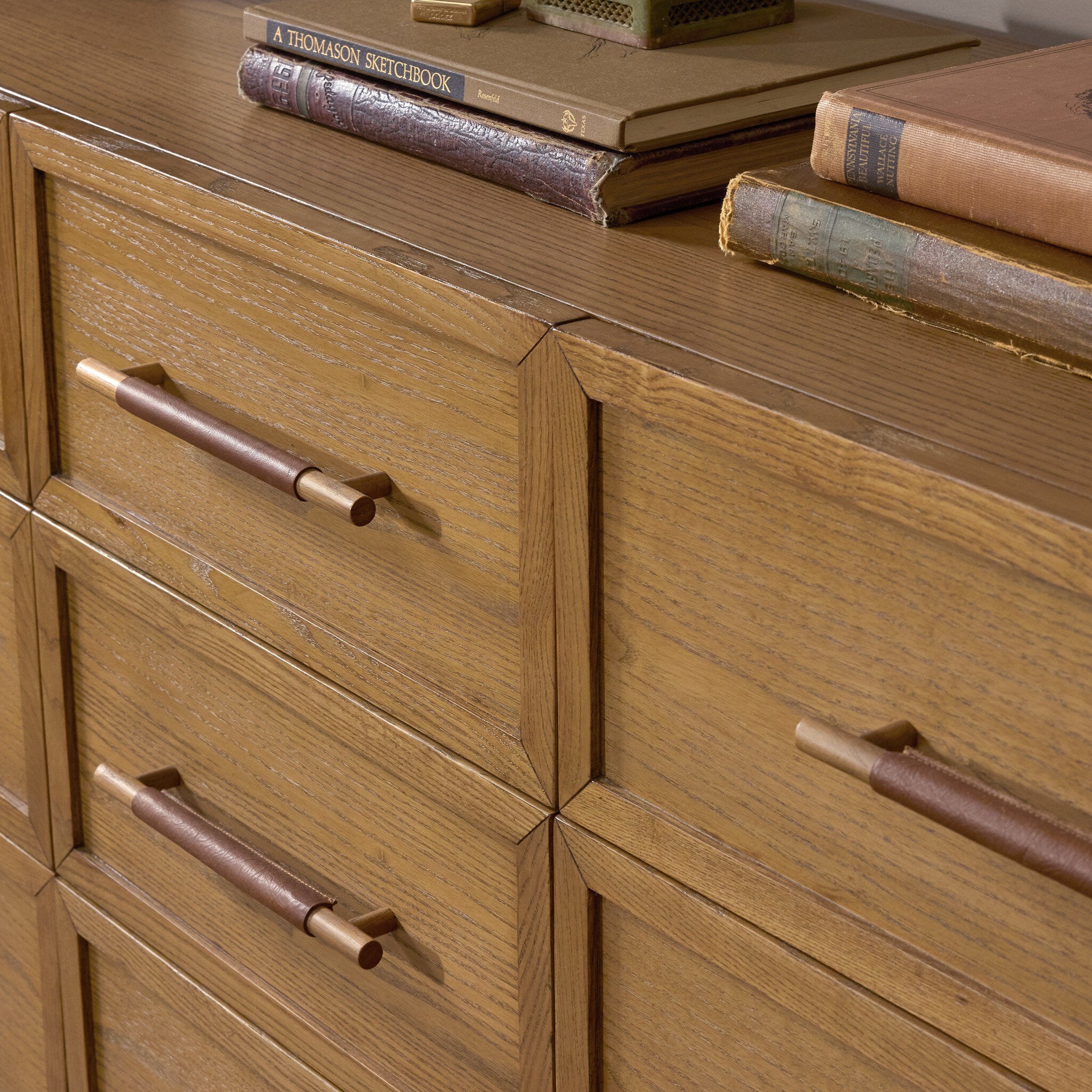 Four Hands Salado Natural Ash 9 Drawer Dresser - detail 9