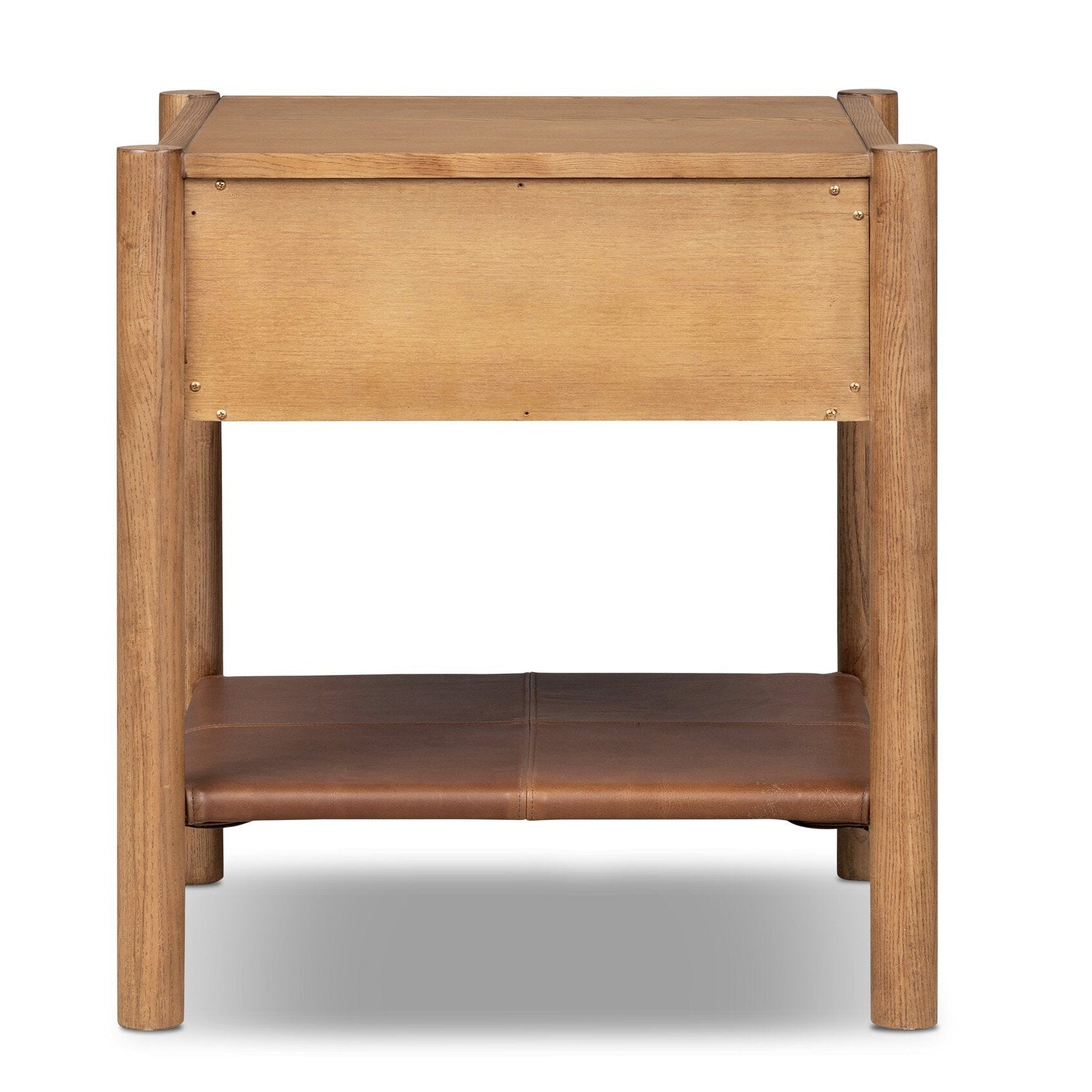 Four Hands Salado Natural Ash 1 Drawer Nightstand - back view
