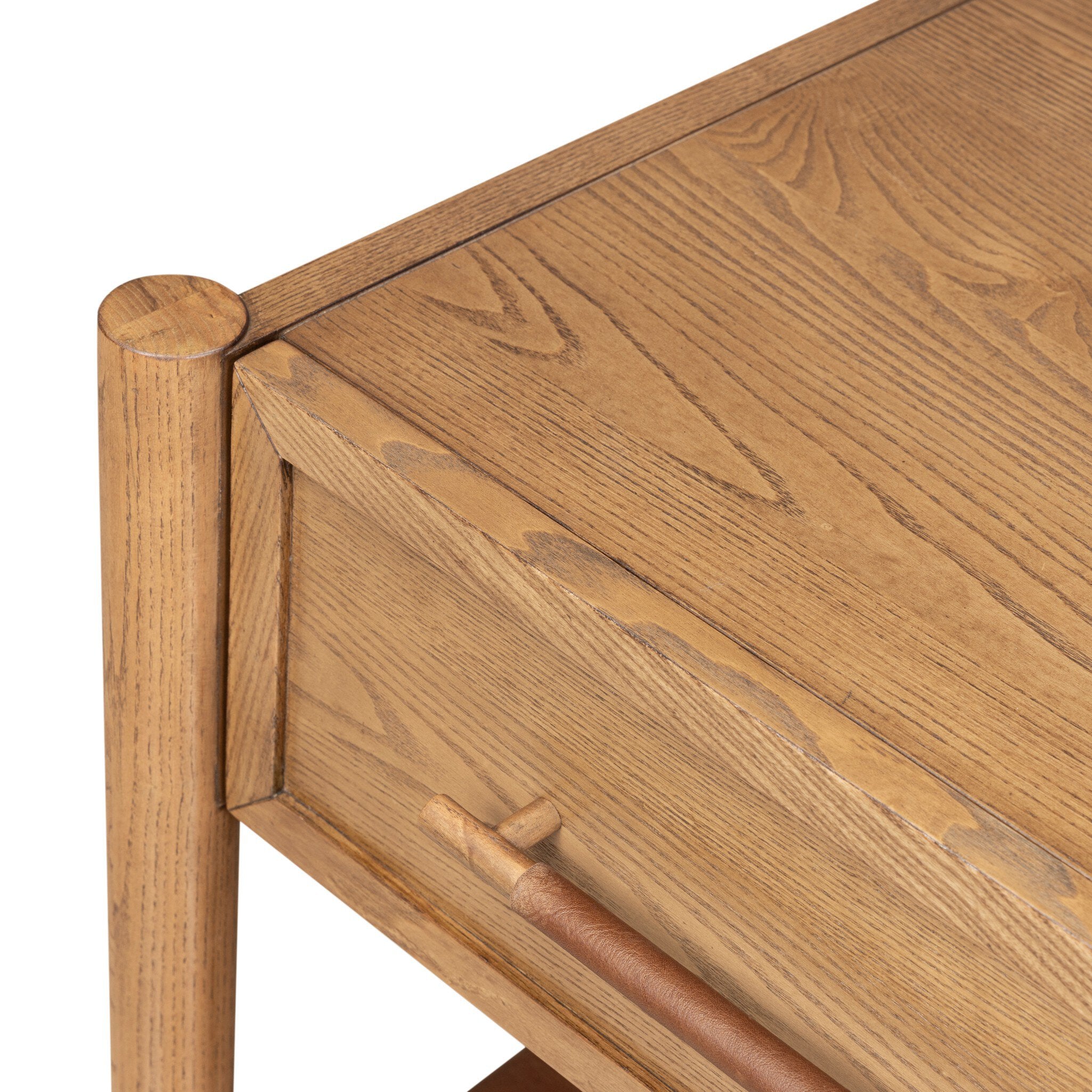 Four Hands Salado Natural Ash 1 Drawer Nightstand - detail 1
