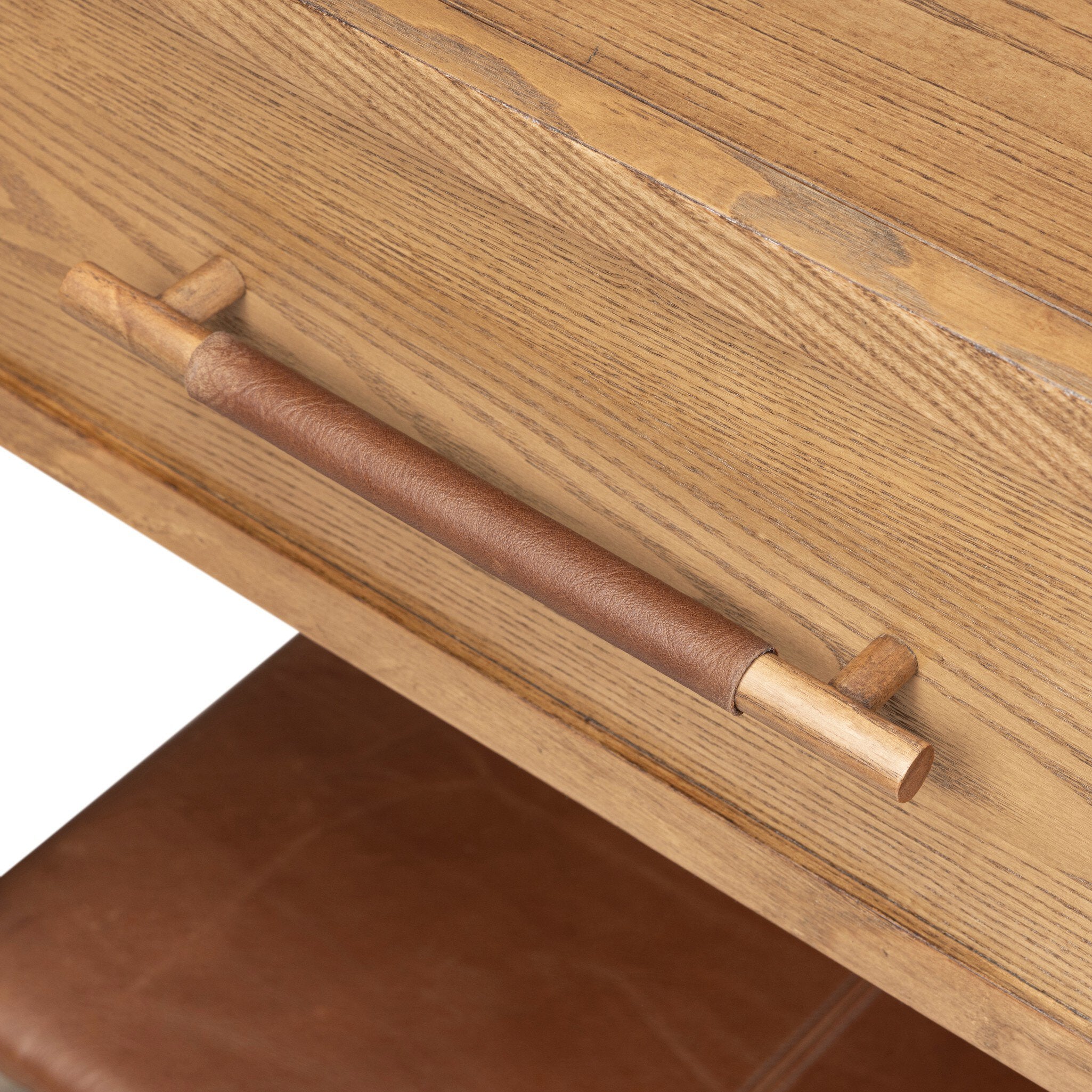Four Hands Salado Natural Ash 1 Drawer Nightstand - detail 4