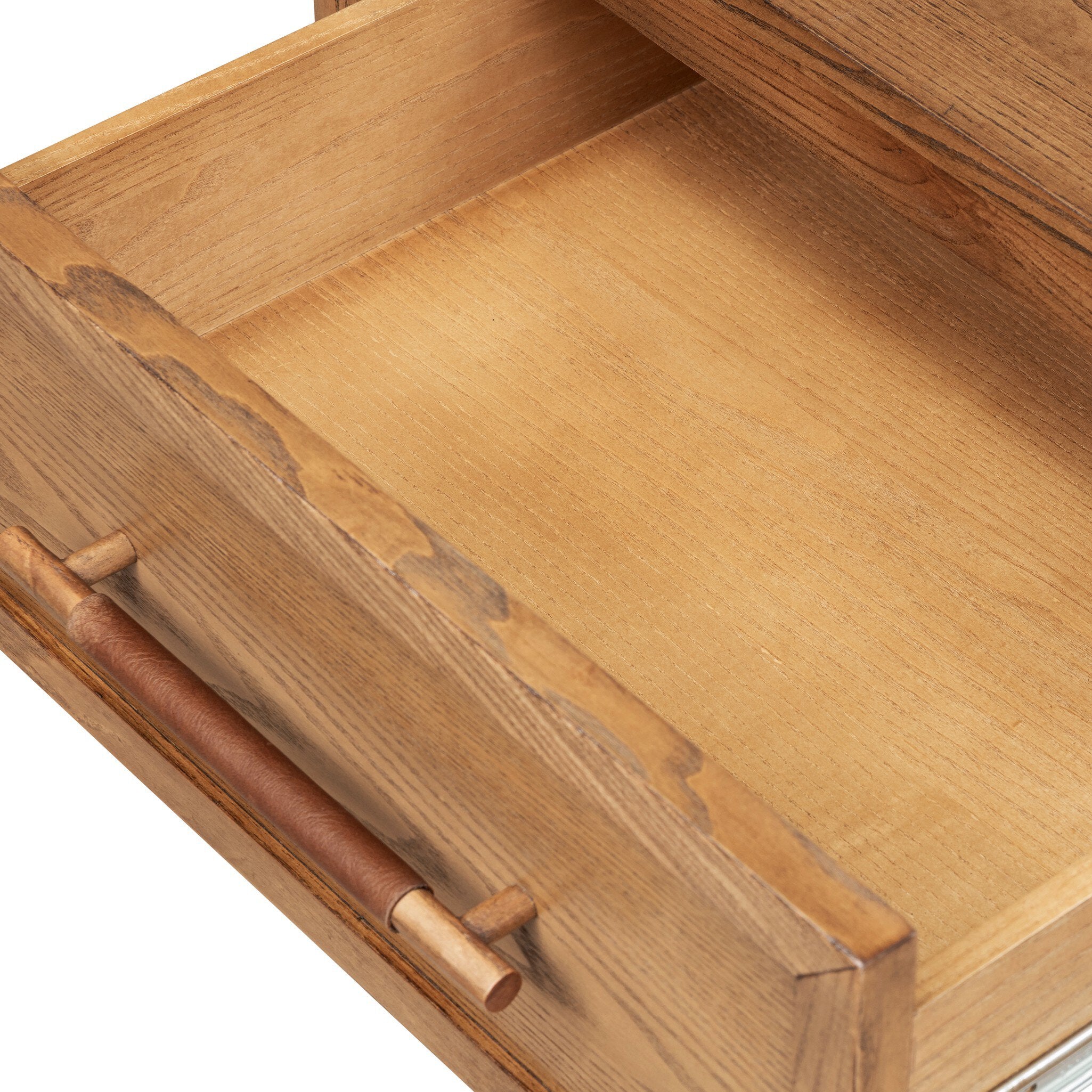 Four Hands Salado Natural Ash 1 Drawer Nightstand - detail 6