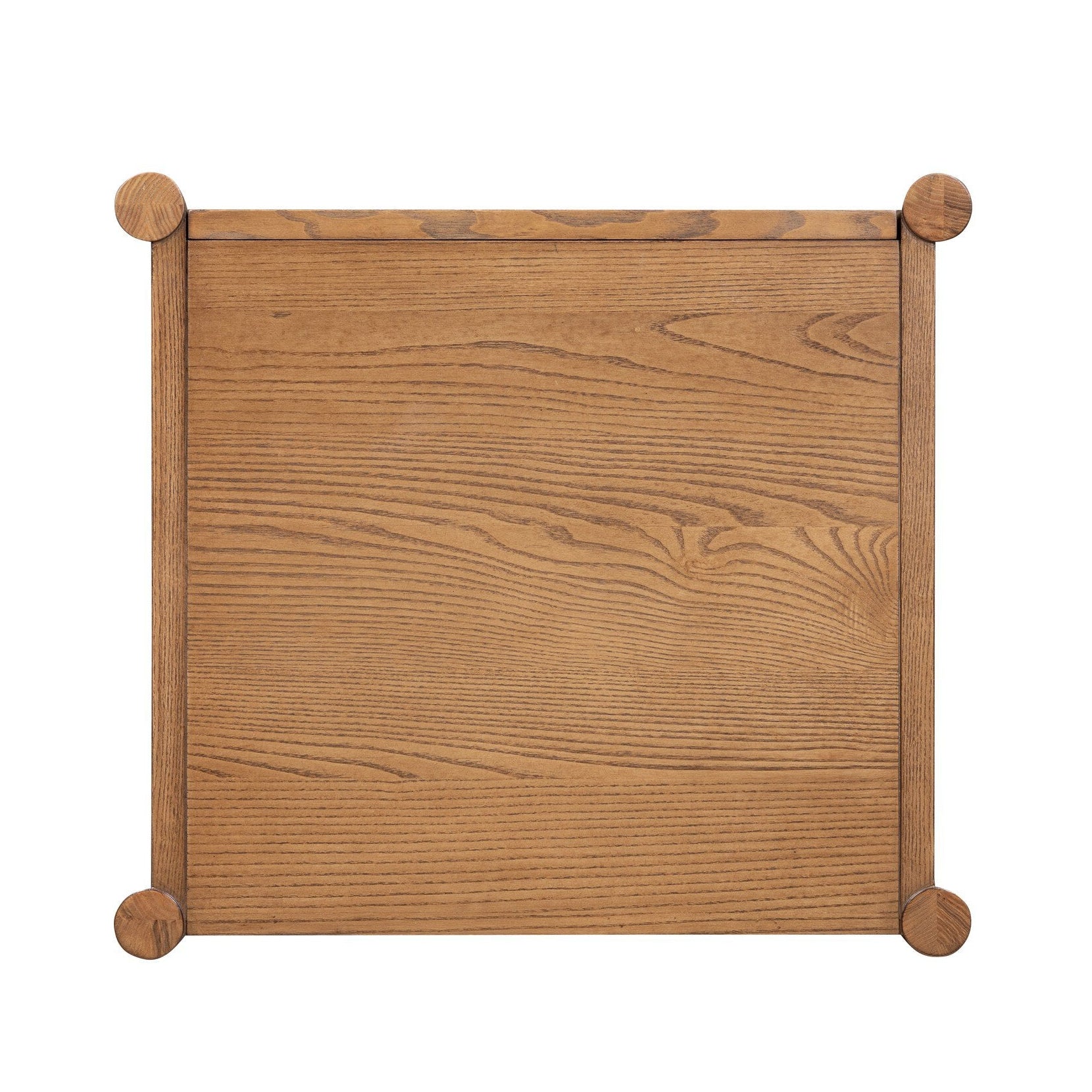 Four Hands Salado Natural Ash 1 Drawer Nightstand - top-down view