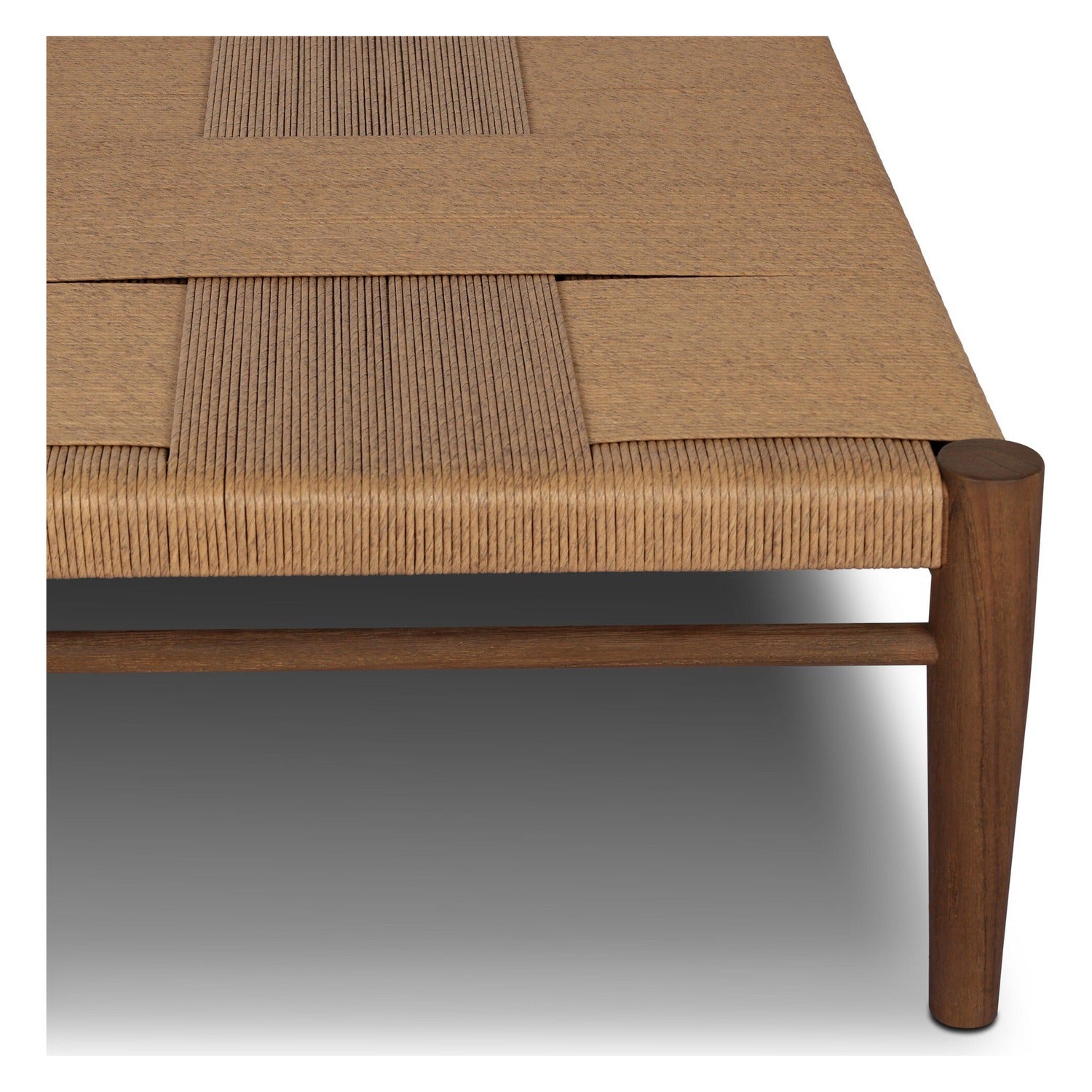 Four Hands Rothler Stained Toasted Brown Outdoor Coffee Table