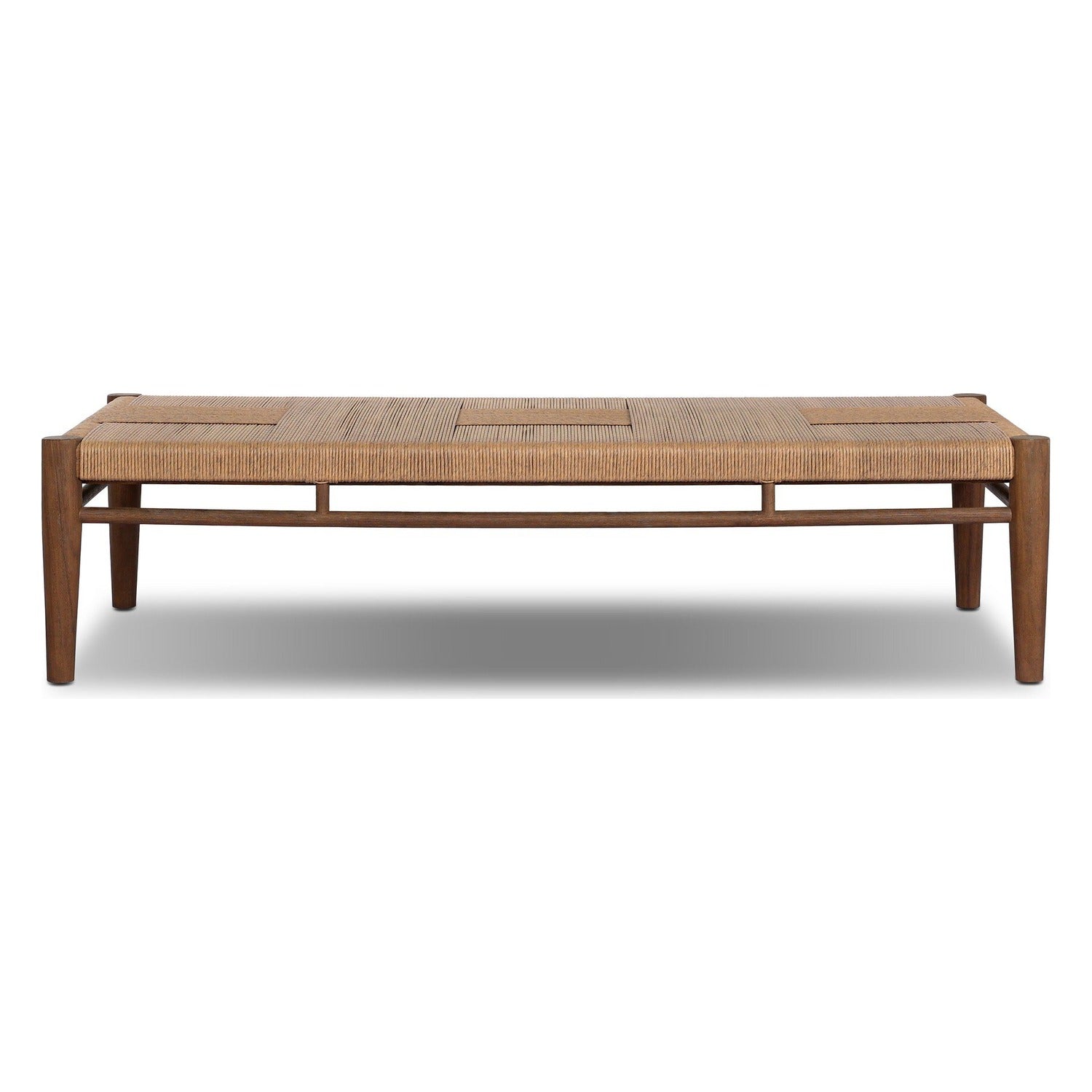 Four Hands Rothler Stained Toasted Brown Outdoor Coffee Table