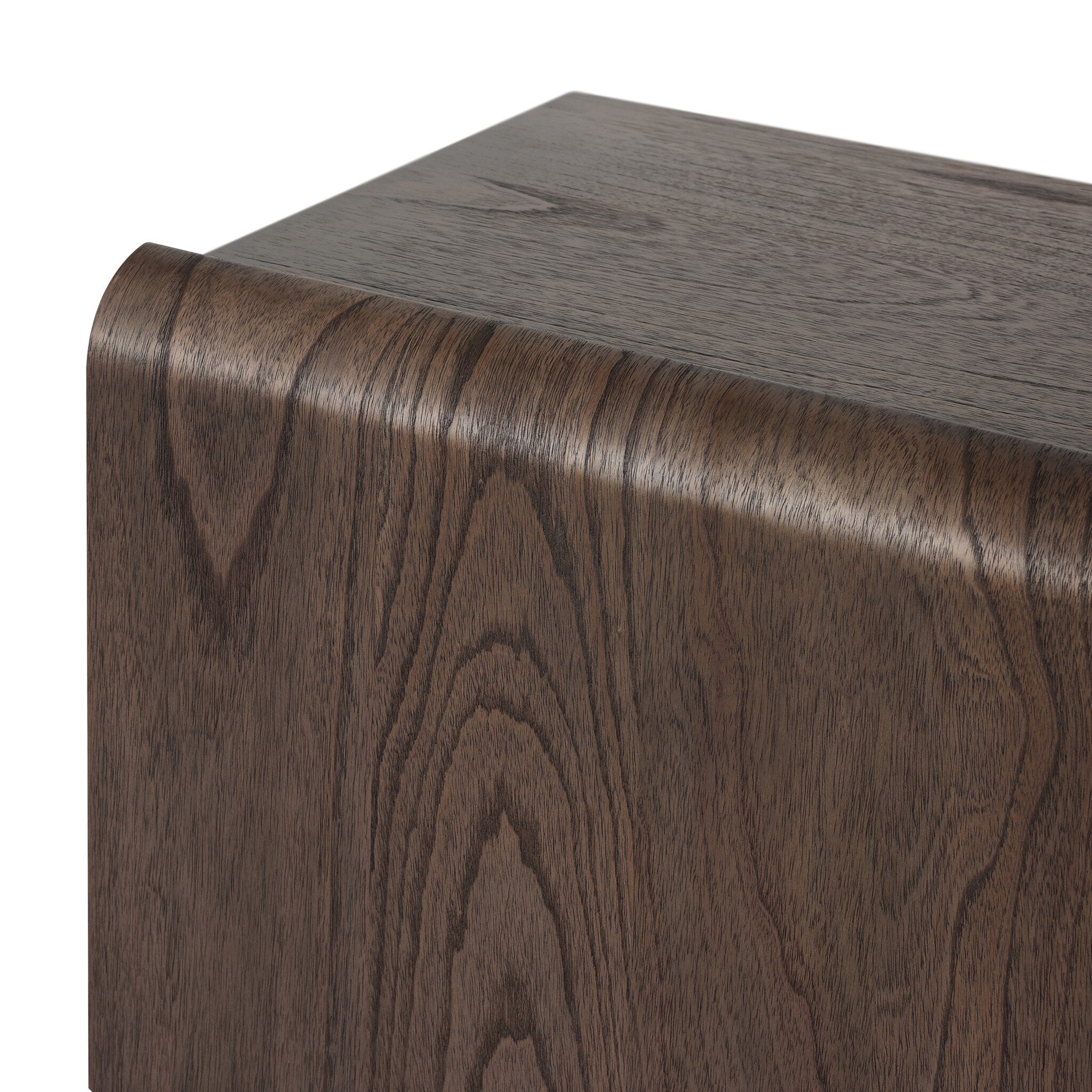 Four Hands Arlet Stained Saddle Brown Mindi Sideboard material close-up