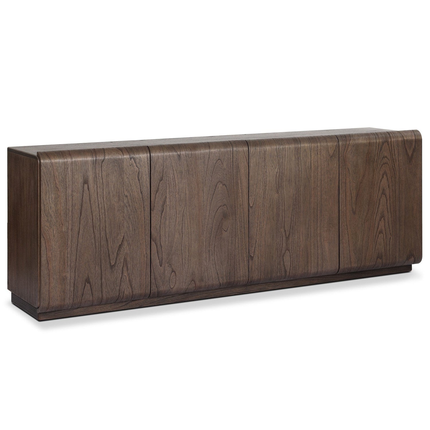 Four Hands Arlet Stained Saddle Brown Mindi Sideboard in Stained Saddle Brown Mindi Veneer