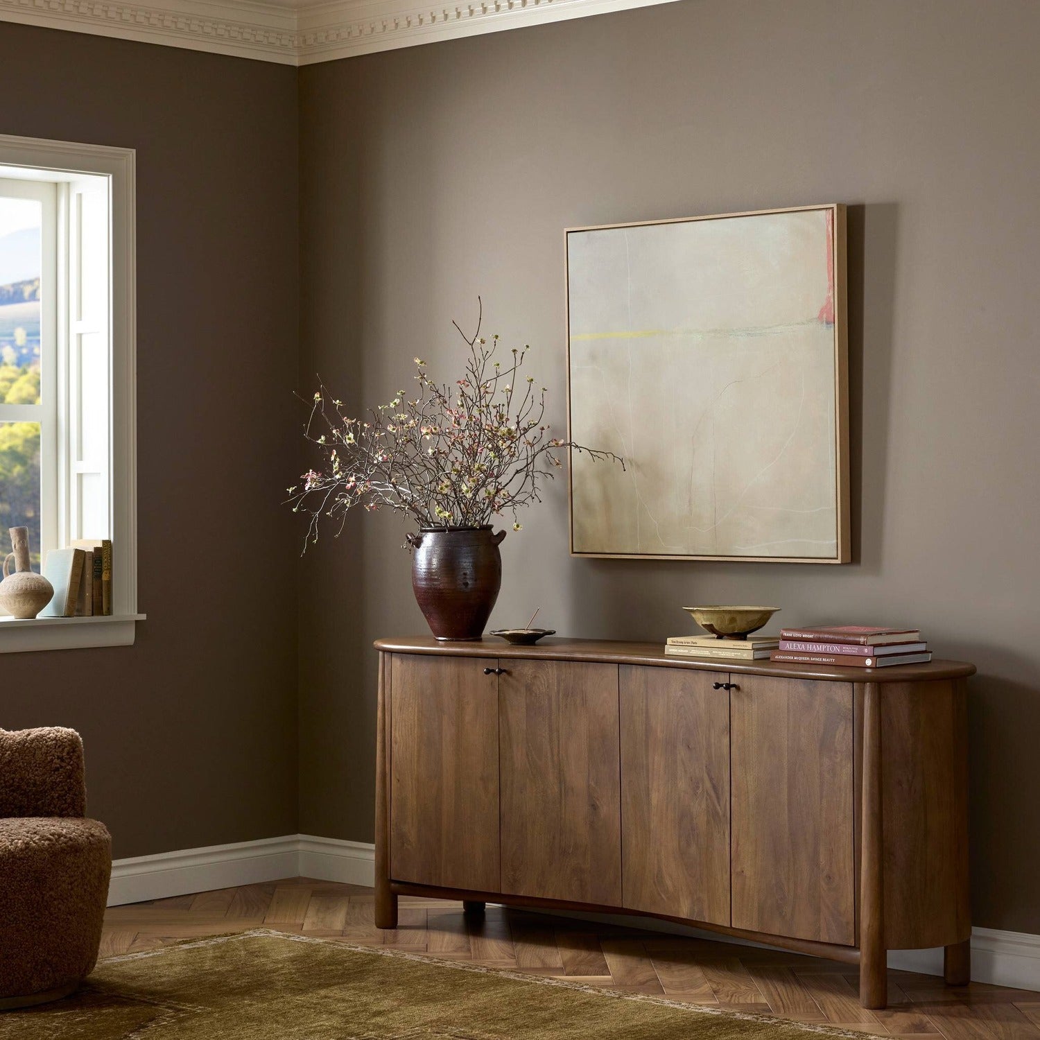 Four Hands Tindra Washed Taupe Sideboard