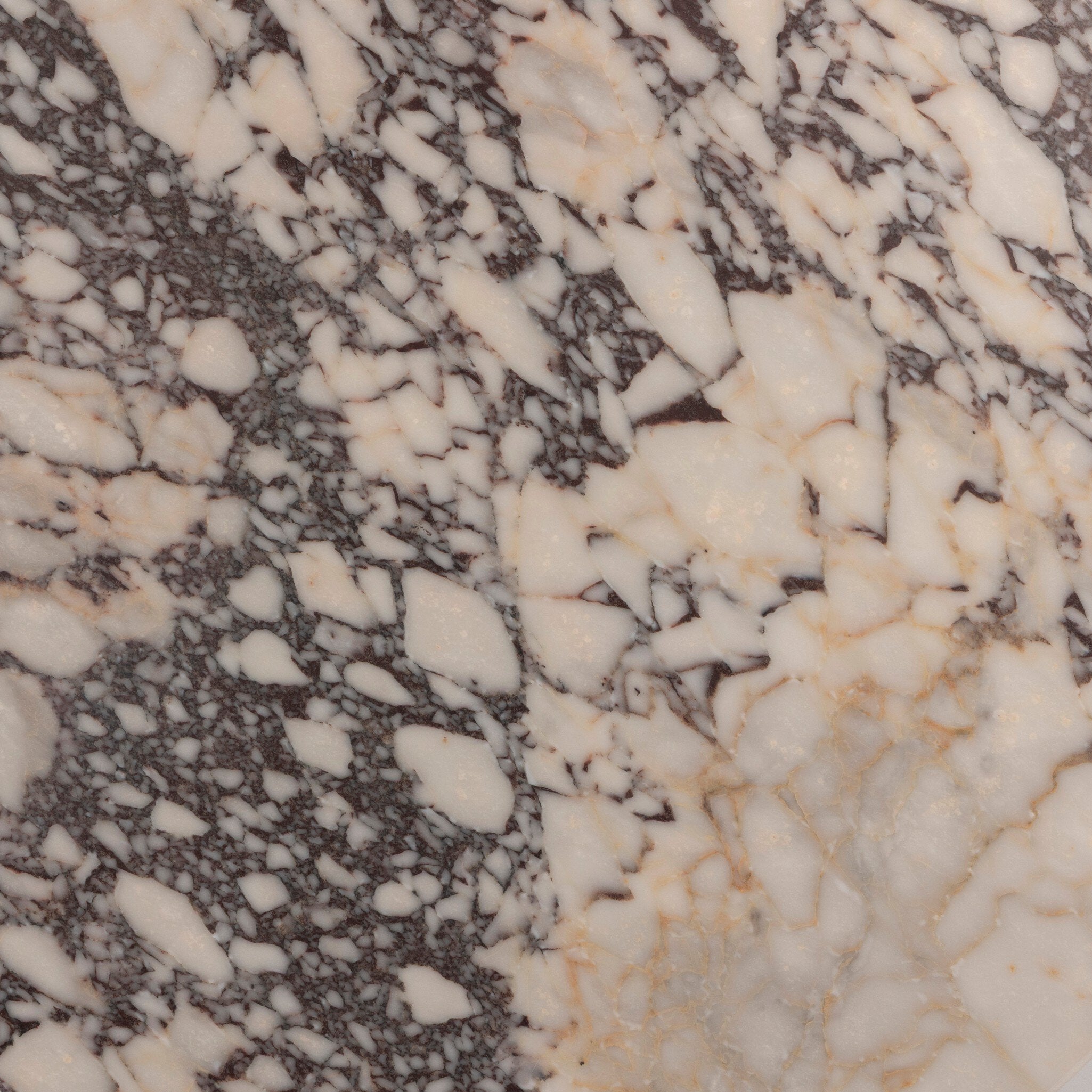 Four Hands Lino Calacatta Viola Marble Dining Table detail view