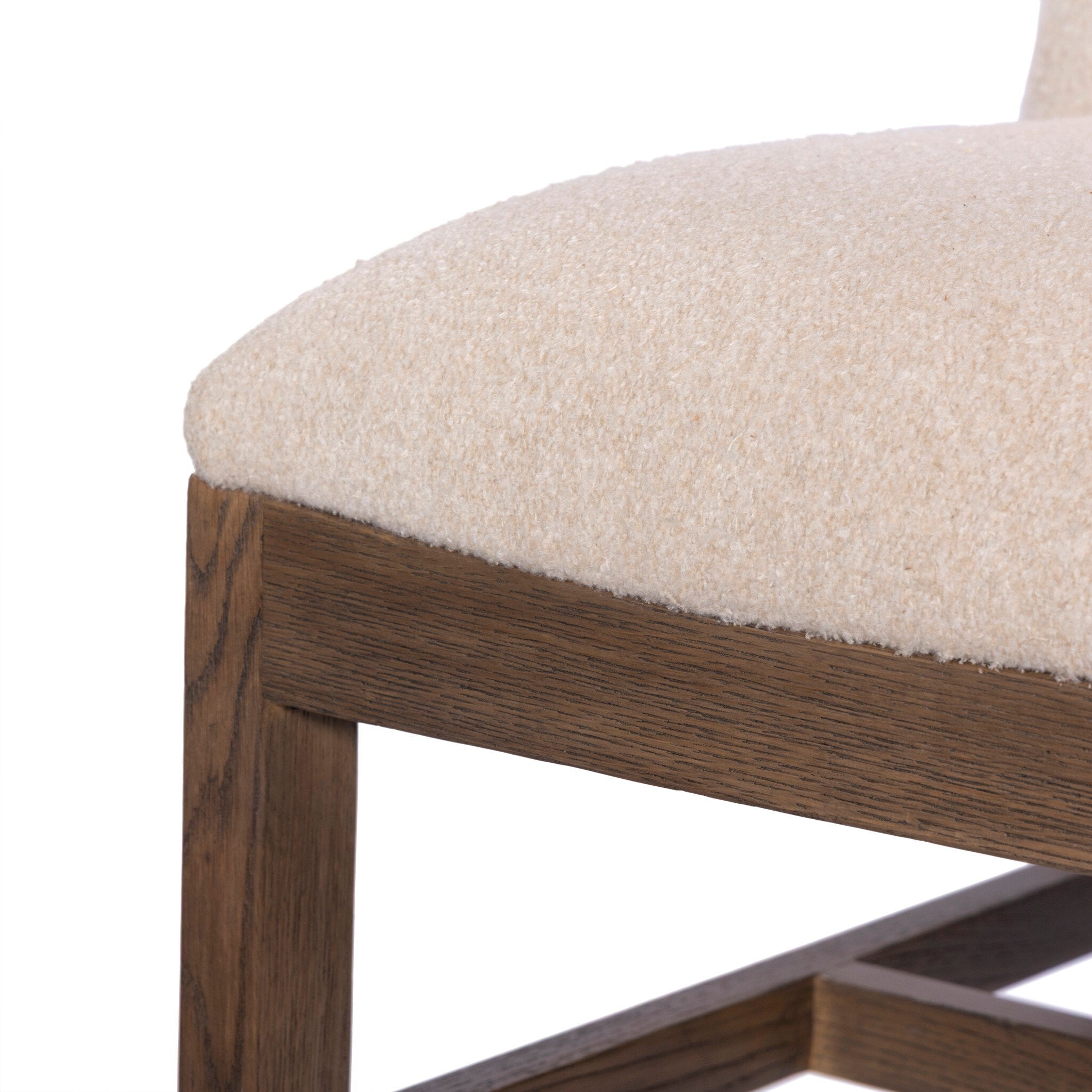 Four Hands Gables Crete Sand Dining Chair detail view 2