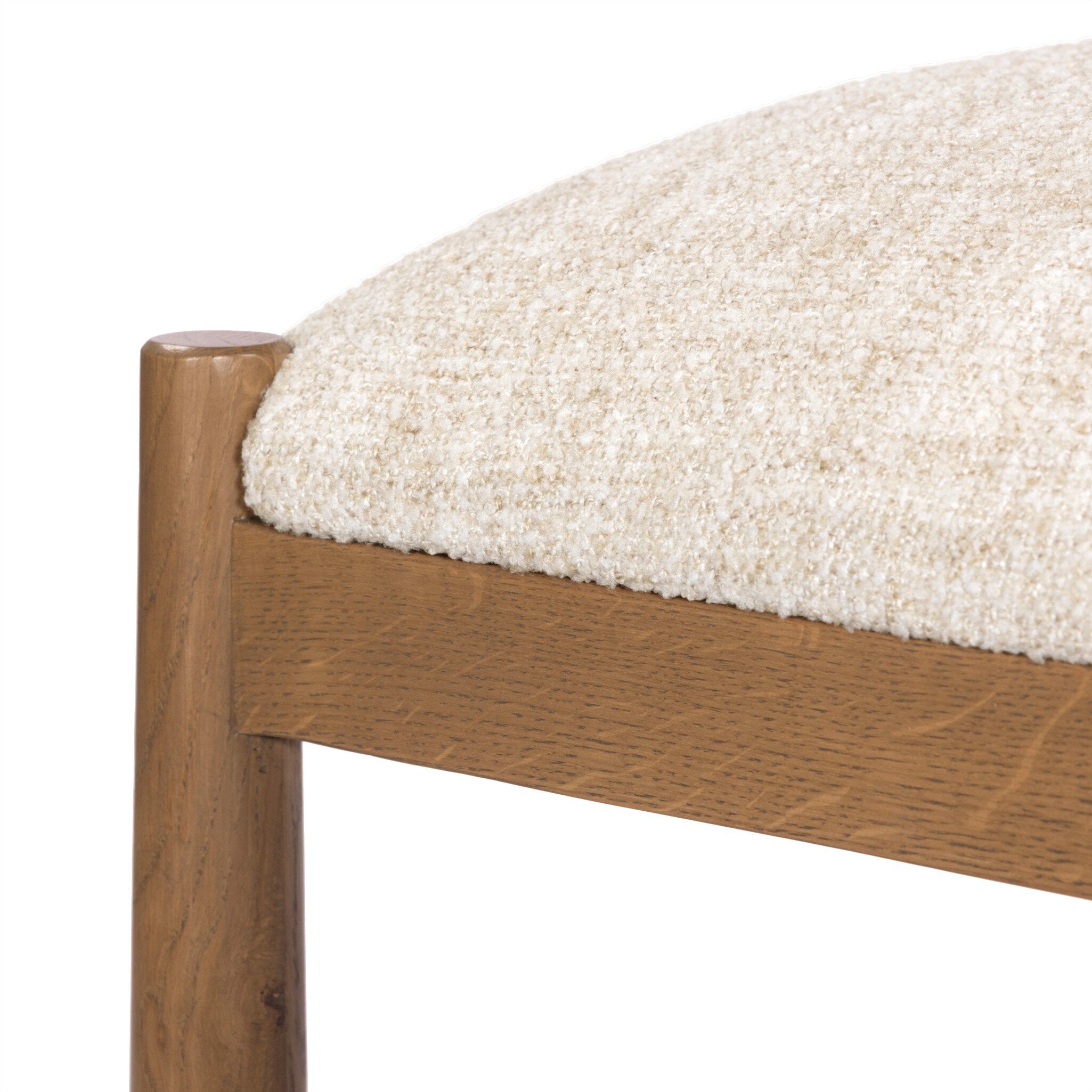 Four Hands Frantz Yuma Cream Dining Chair detail view 3