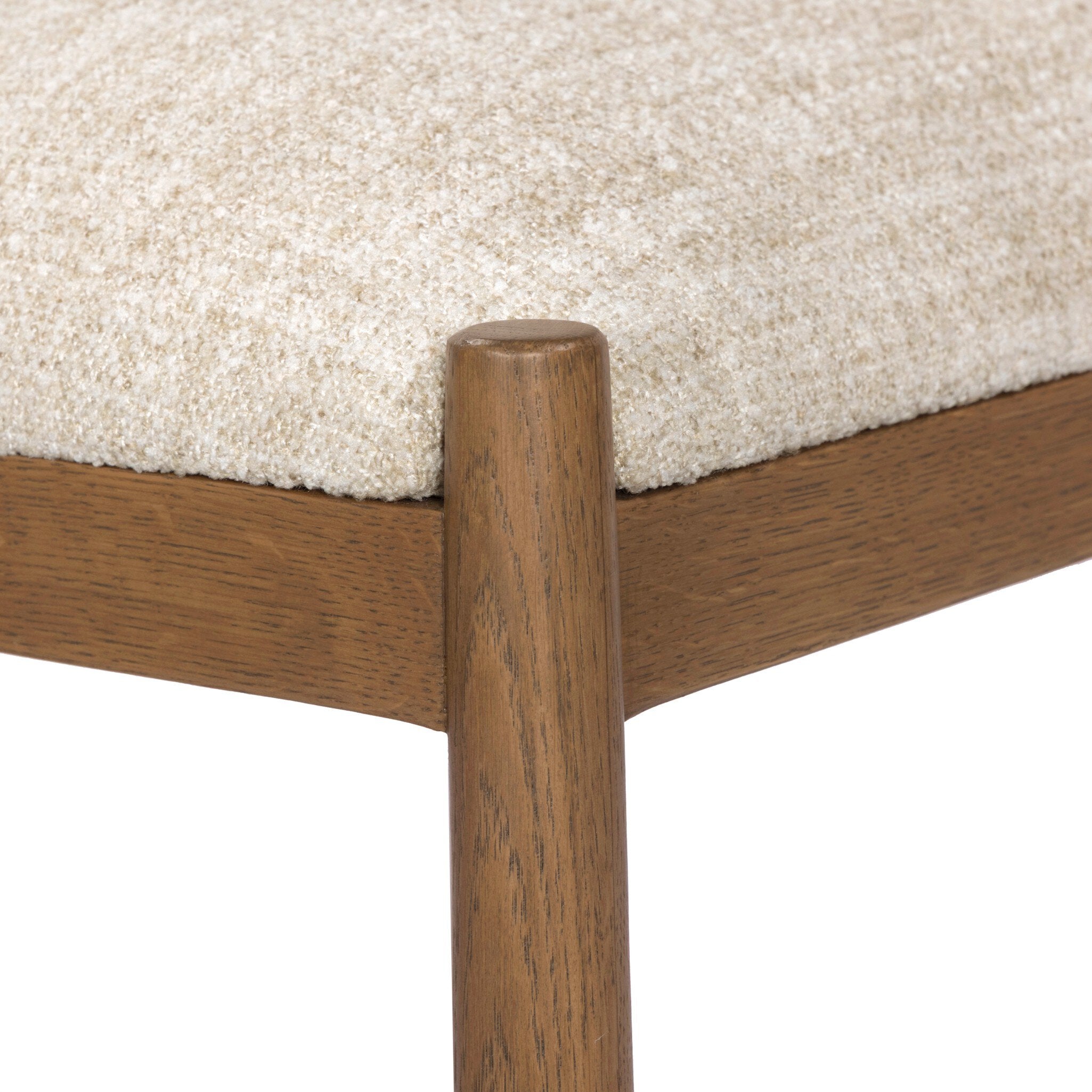 Four Hands Frantz Yuma Cream Dining Chair detail view 4