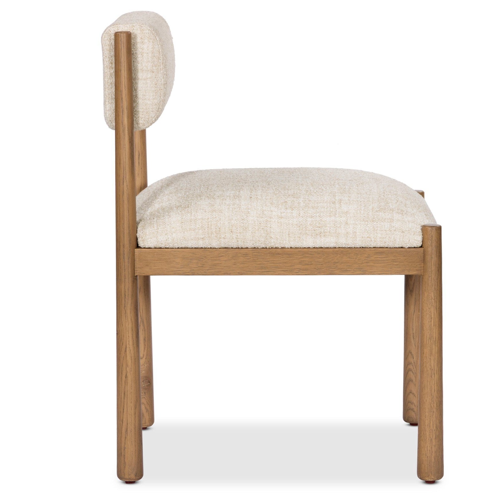 Four Hands Frantz Yuma Cream Dining Chair side view