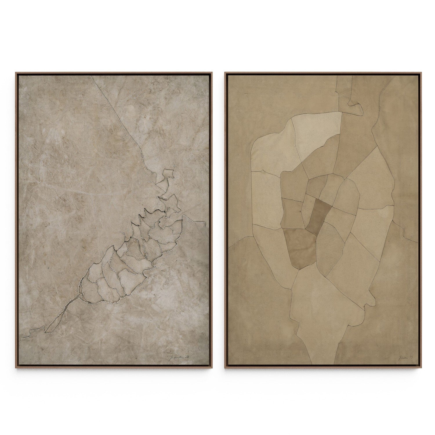 Kimmy Quillin x Four Hands Pinecorn II Diptych Framed Wall Art