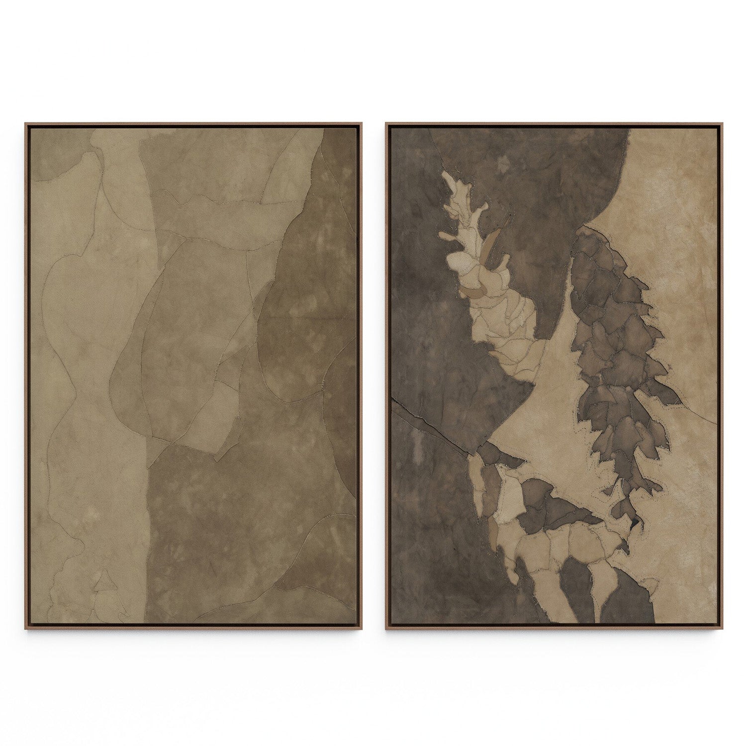 Kimmy Quillin x Four Hands Pinecorn III Diptych Framed Wall Art