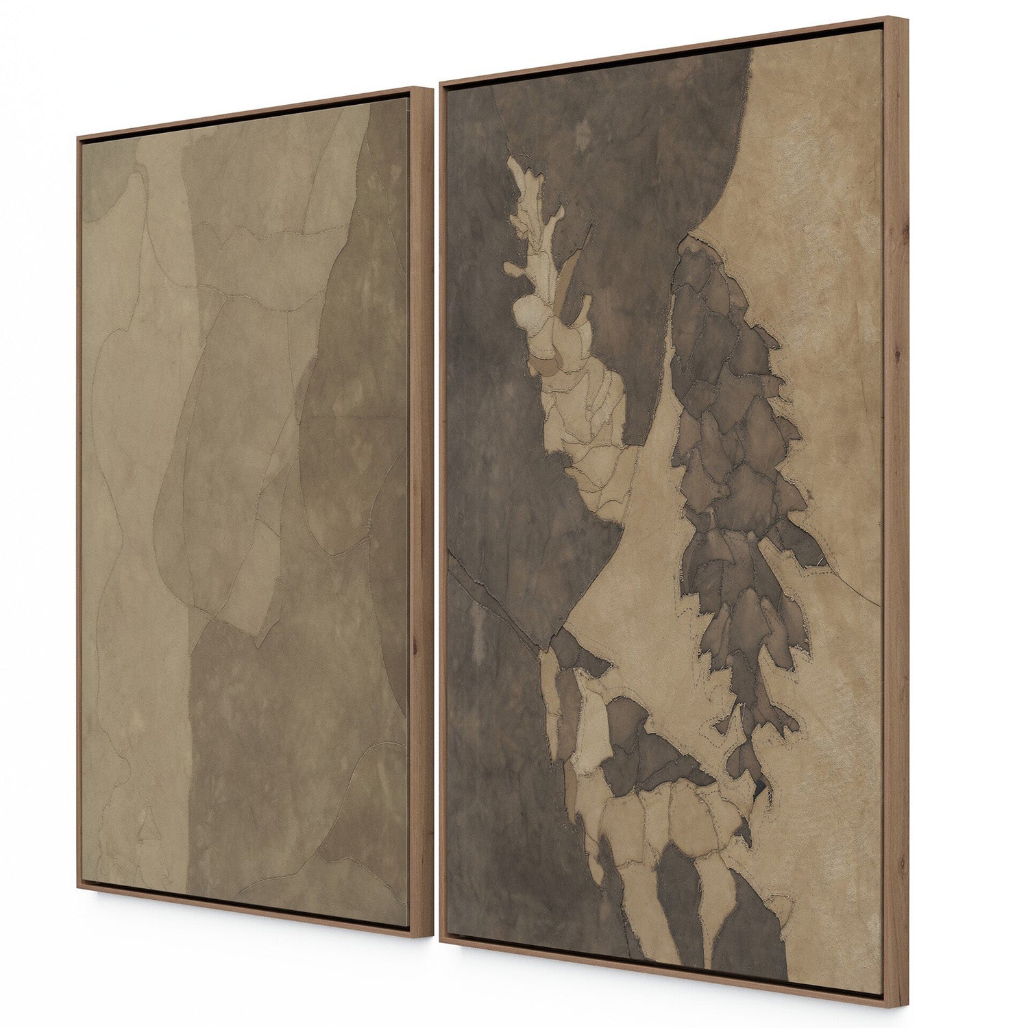 Kimmy Quillin x Four Hands Pinecorn III Diptych Framed Wall Art