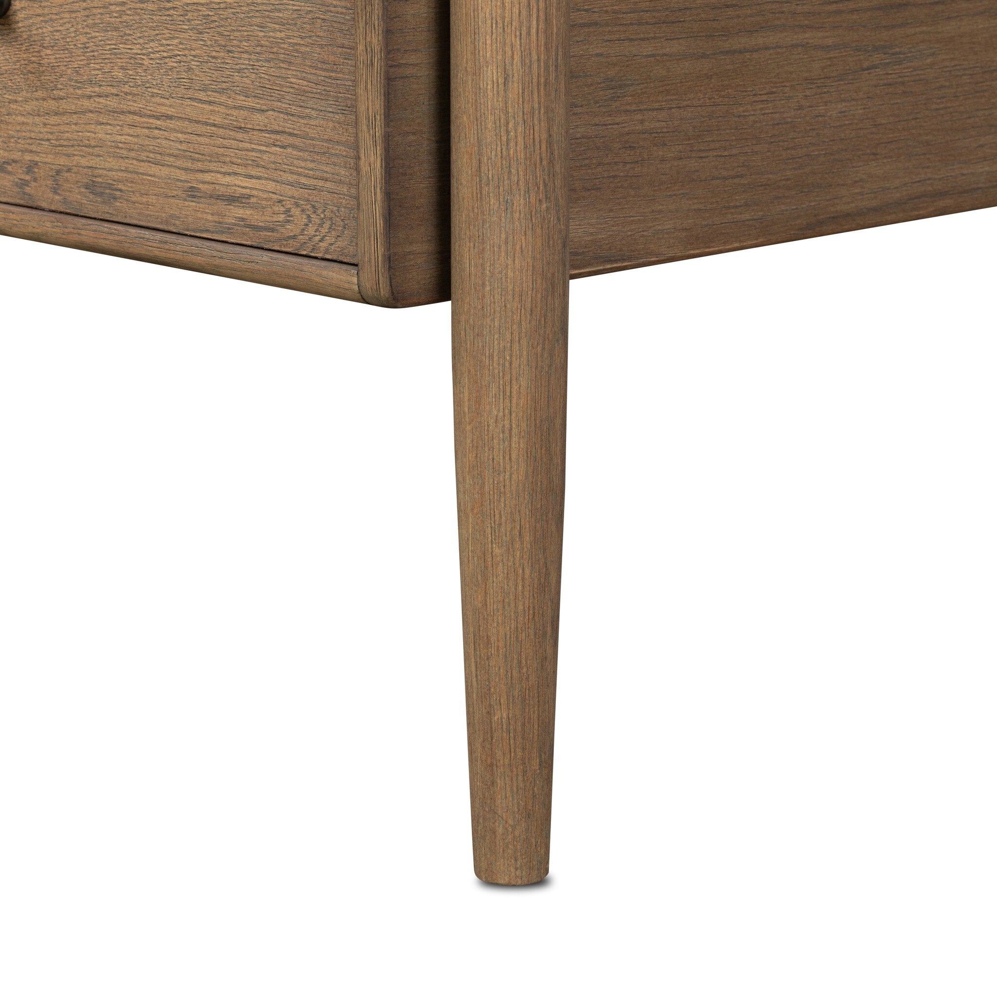 Four Hands Archer Toasted Brown Oak Desk detail view 5