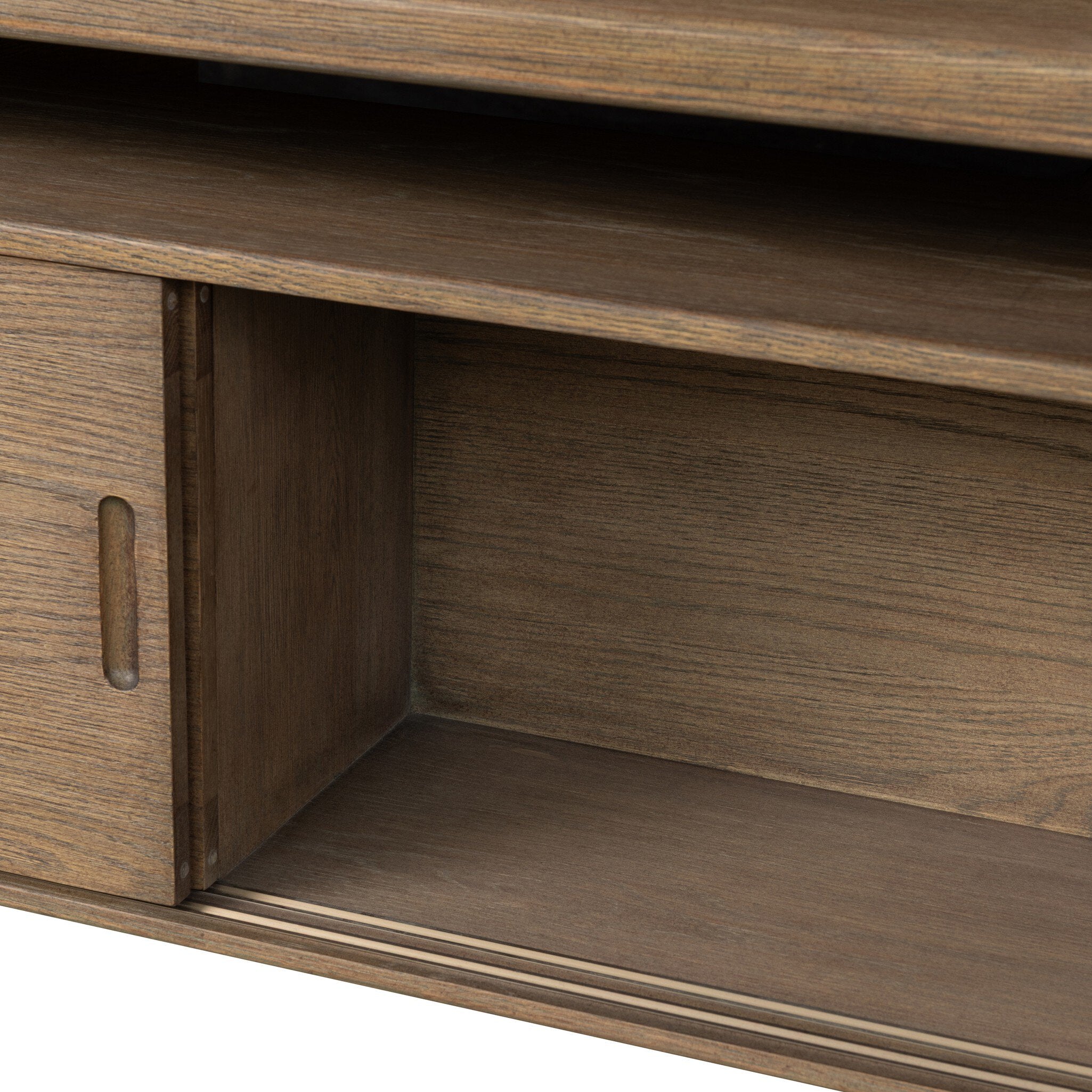 Four Hands Archer Toasted Brown Oak Desk detail view 6