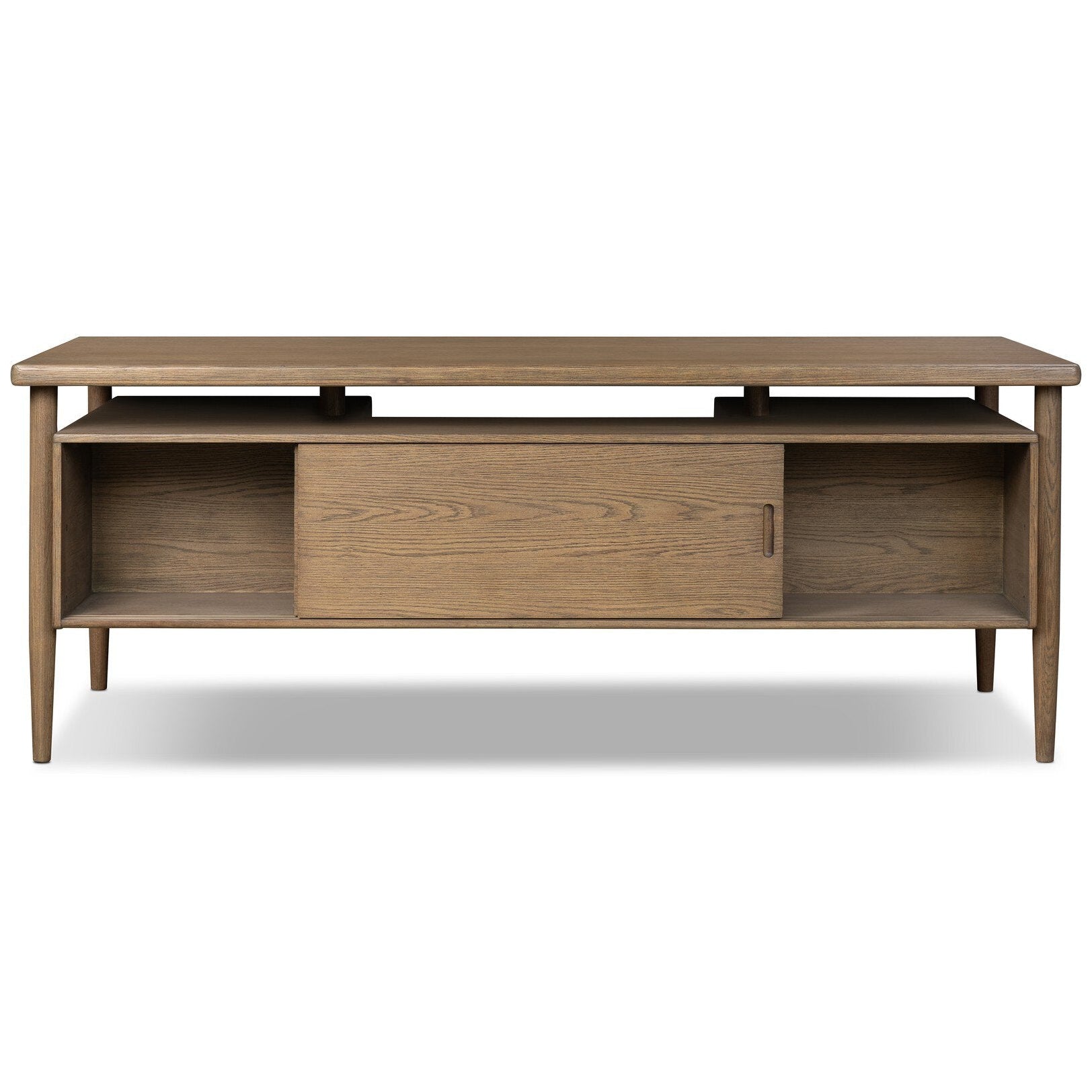 Four Hands Archer Toasted Brown Oak Desk detail view 9
