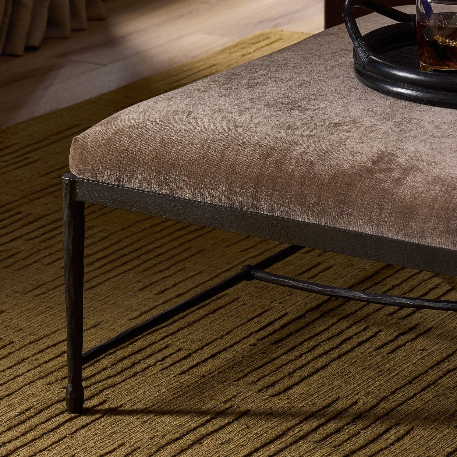 Four Hands Jade Altair Mushroom Cocktail Ottoman