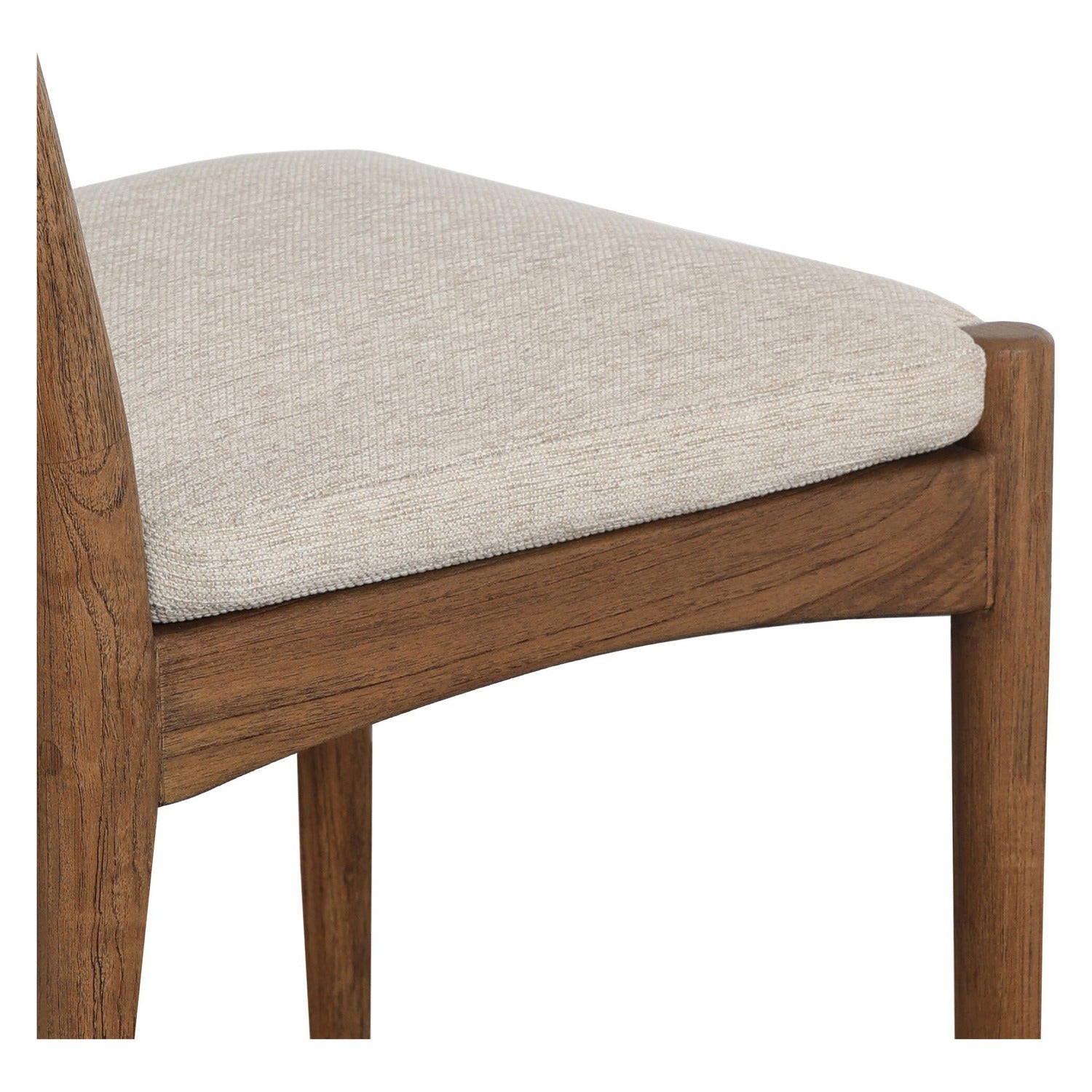 Four Hands Haddon Ellor Beige Outdoor Dining Chair Set of 2