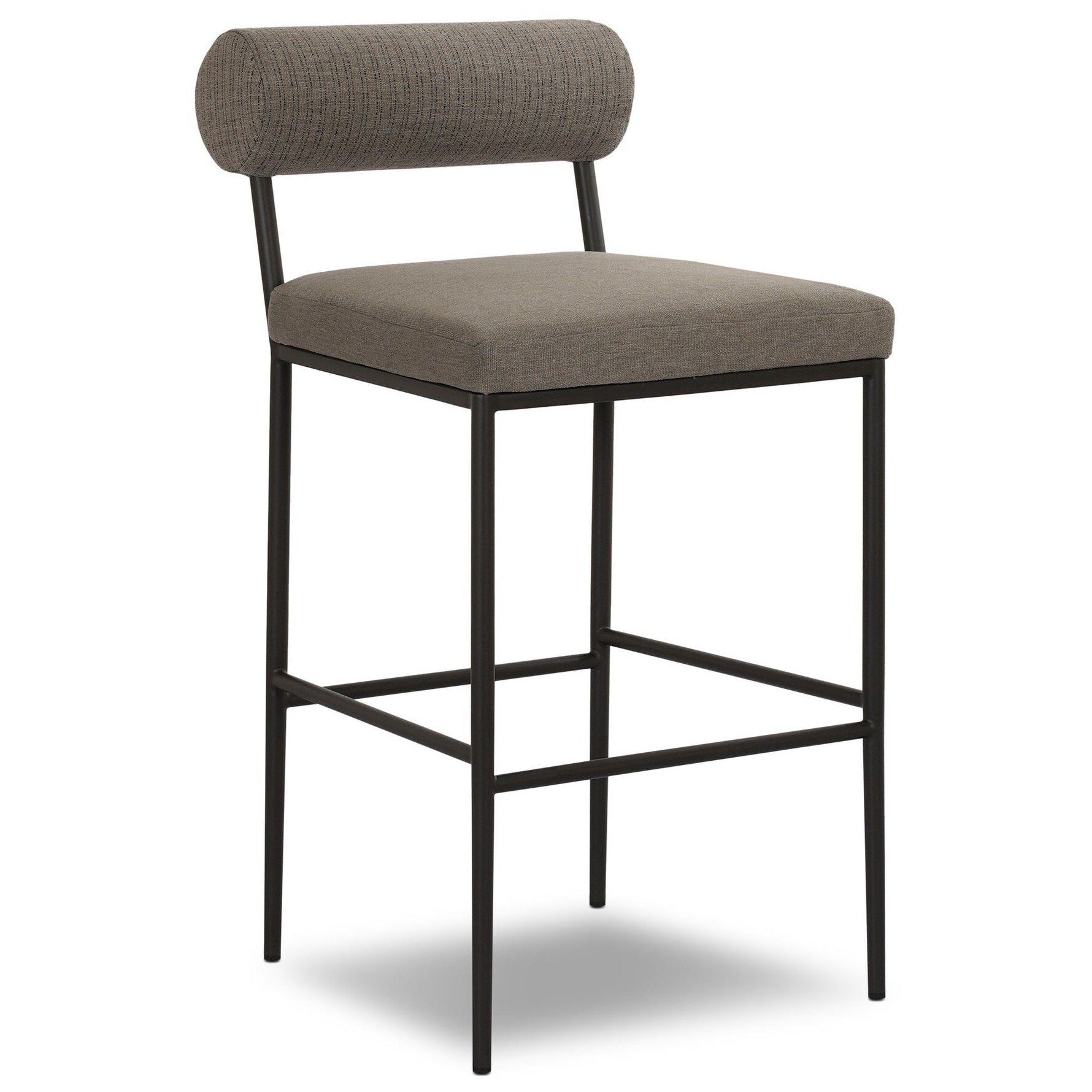 Four Hands Brookline Alessi Fawn Outdoor Bar Stool styled setting