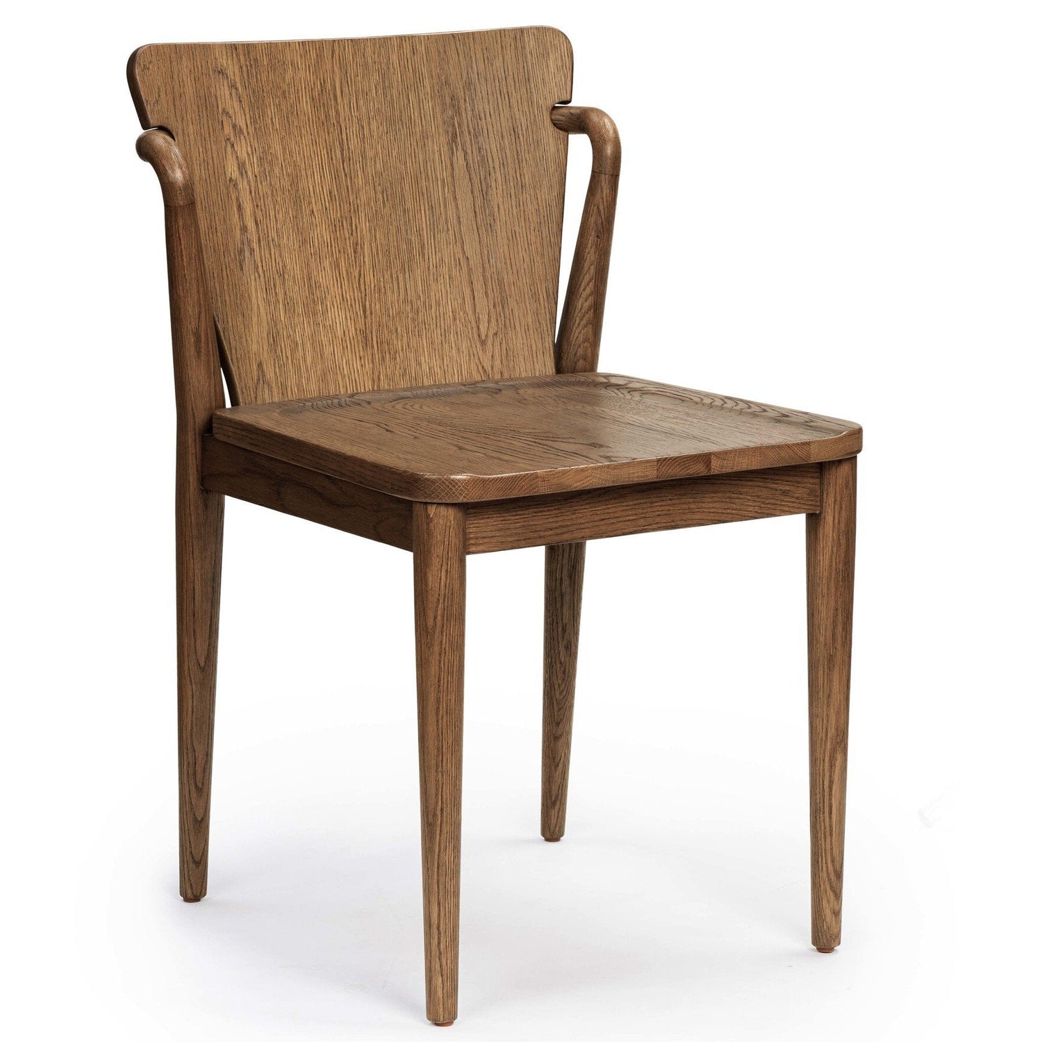 Four Hands Ankeny Amber Oak Dining Chair styled setting