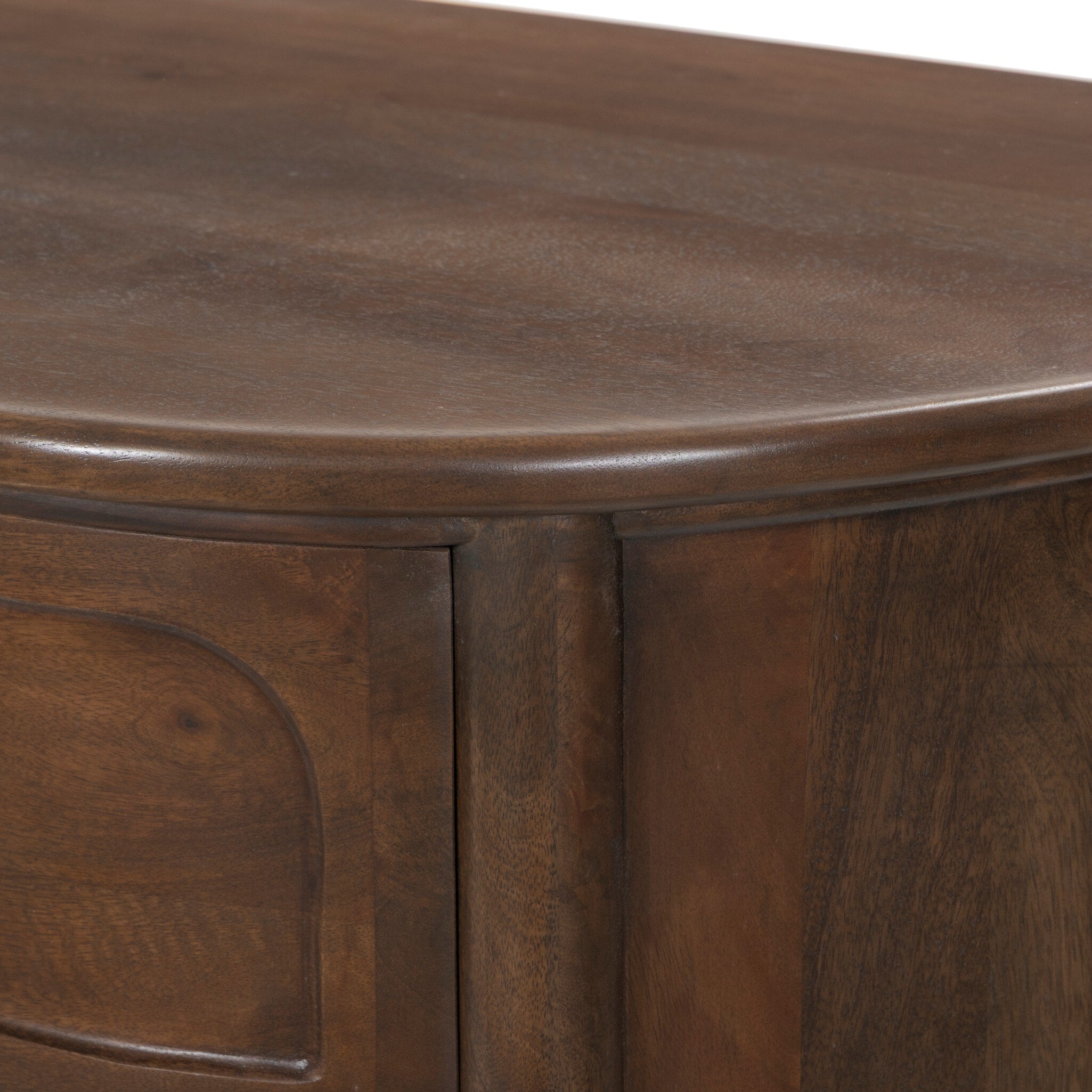 Four Hands Divion Warm Brown Mango 6 Drawer Dresser close-up detail