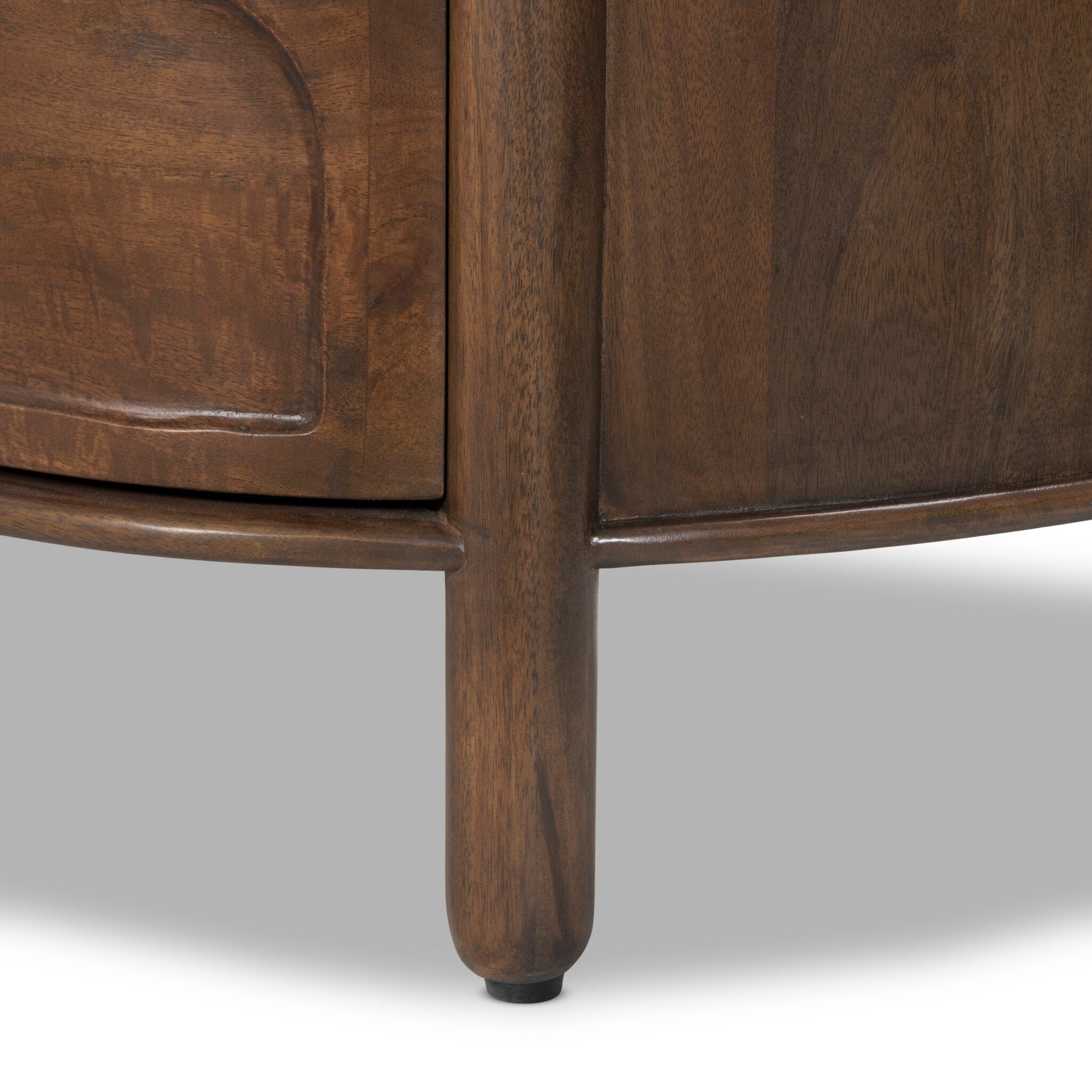 Four Hands Divion Warm Brown Mango 6 Drawer Dresser material and finish detail