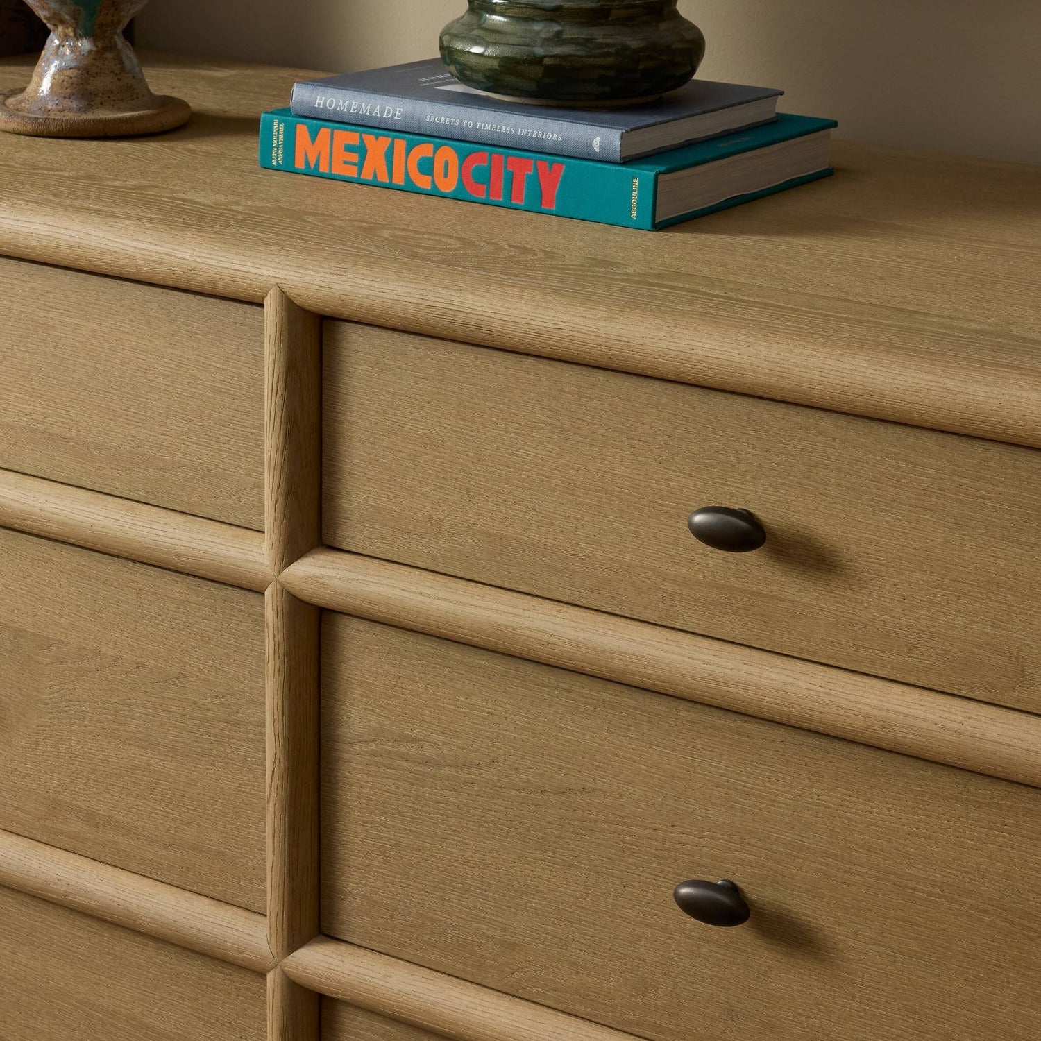 Four Hands Analisa Sandy Oak 9 Drawer Dresser