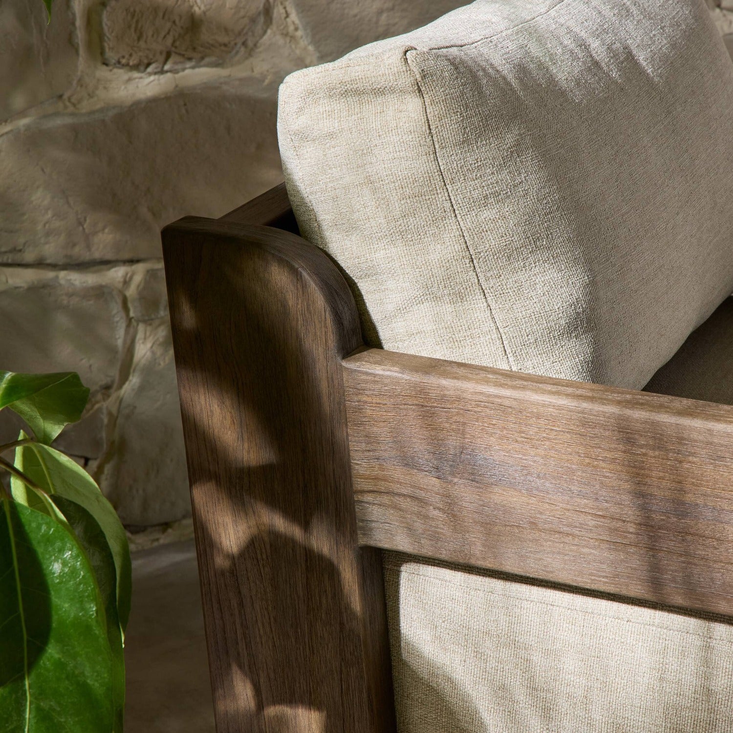 Four Hands Arwen Alessi Buff Outdoor Swivel Chair