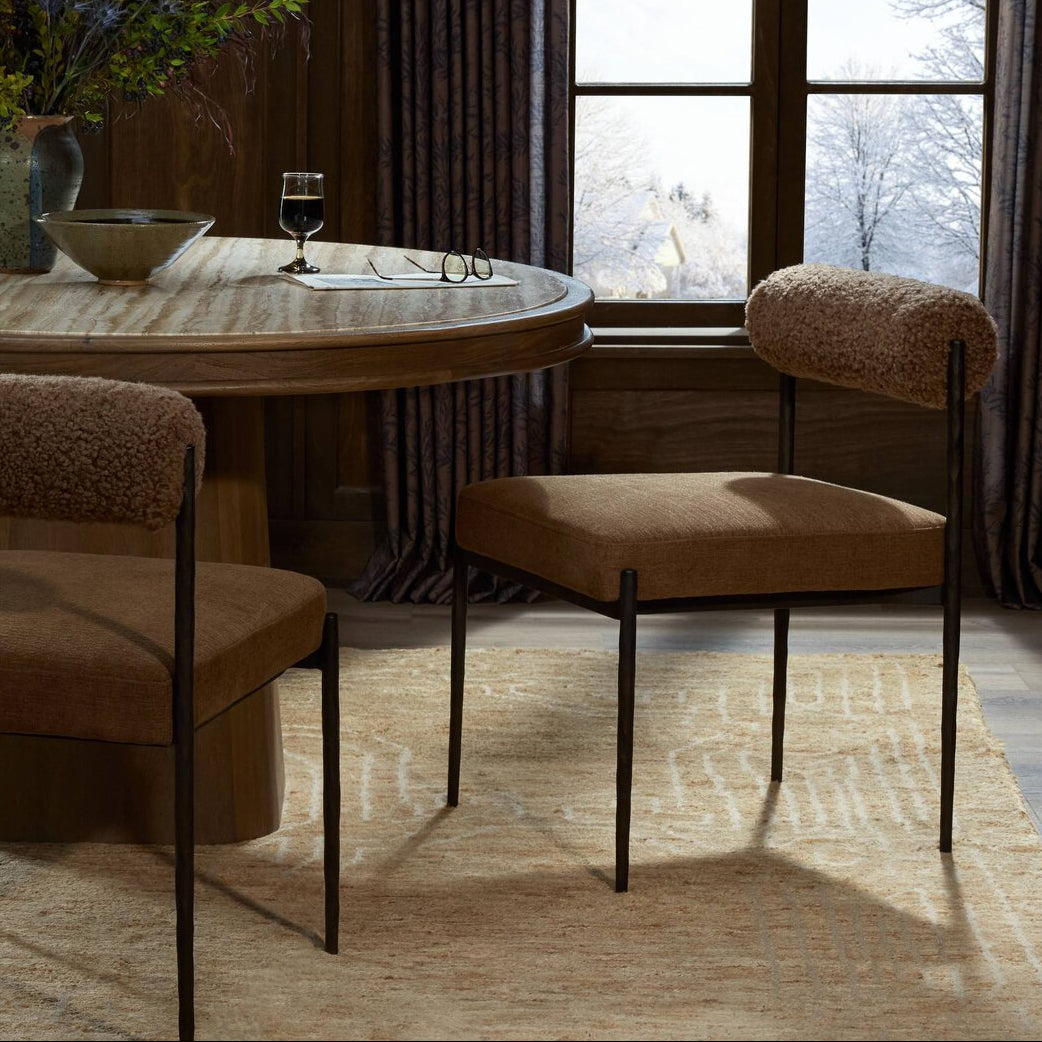 Four Hands Jazelle Laughlin Ochre Metal Dining Chair