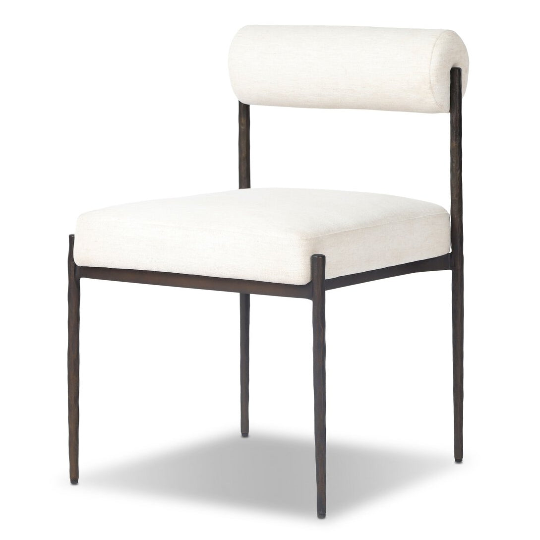 Four Hands Jazelle Crypton Nomad Snow Metal Dining Chair Set of 2