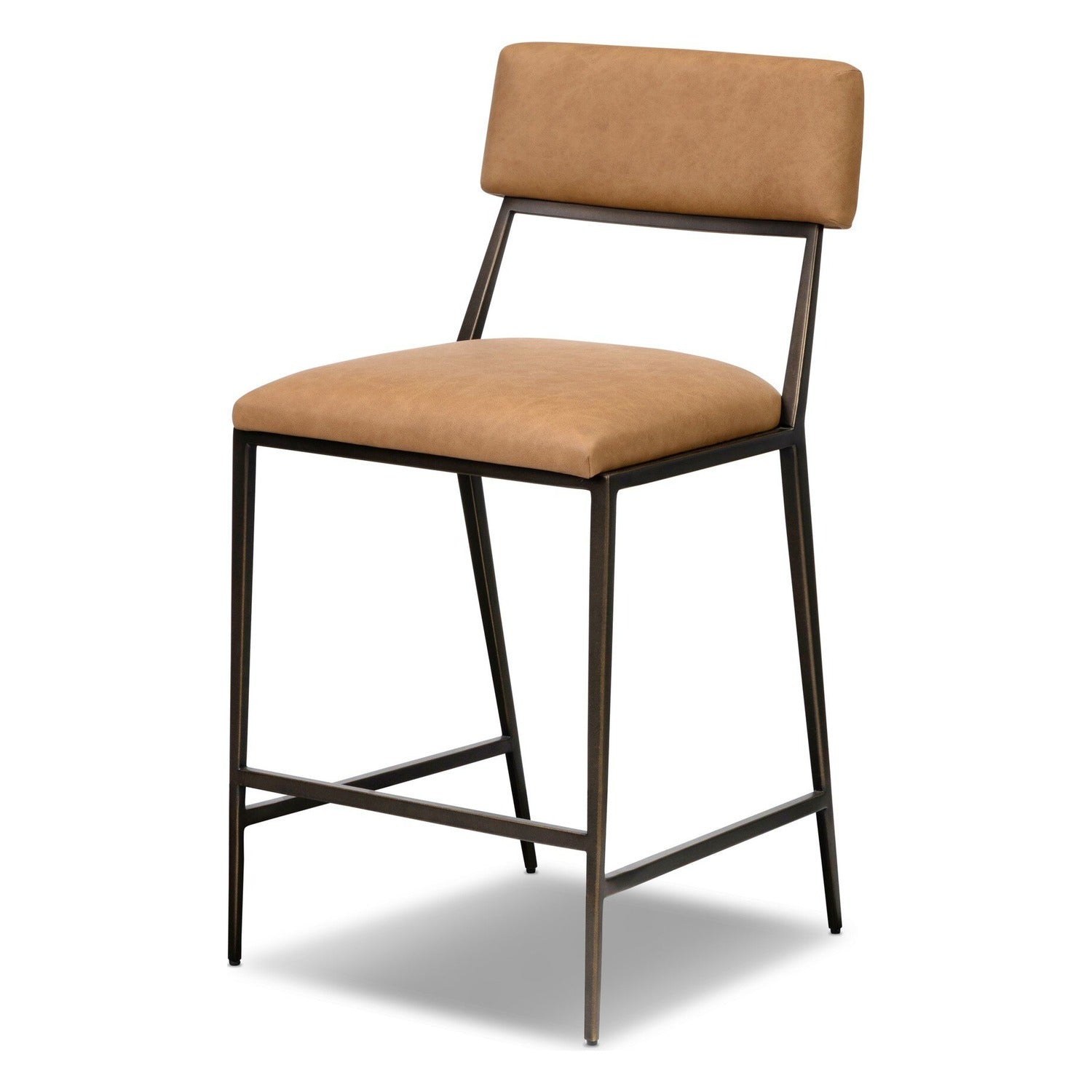 Four Hands Somerson Maestro Camel Counter Stool Set of 2