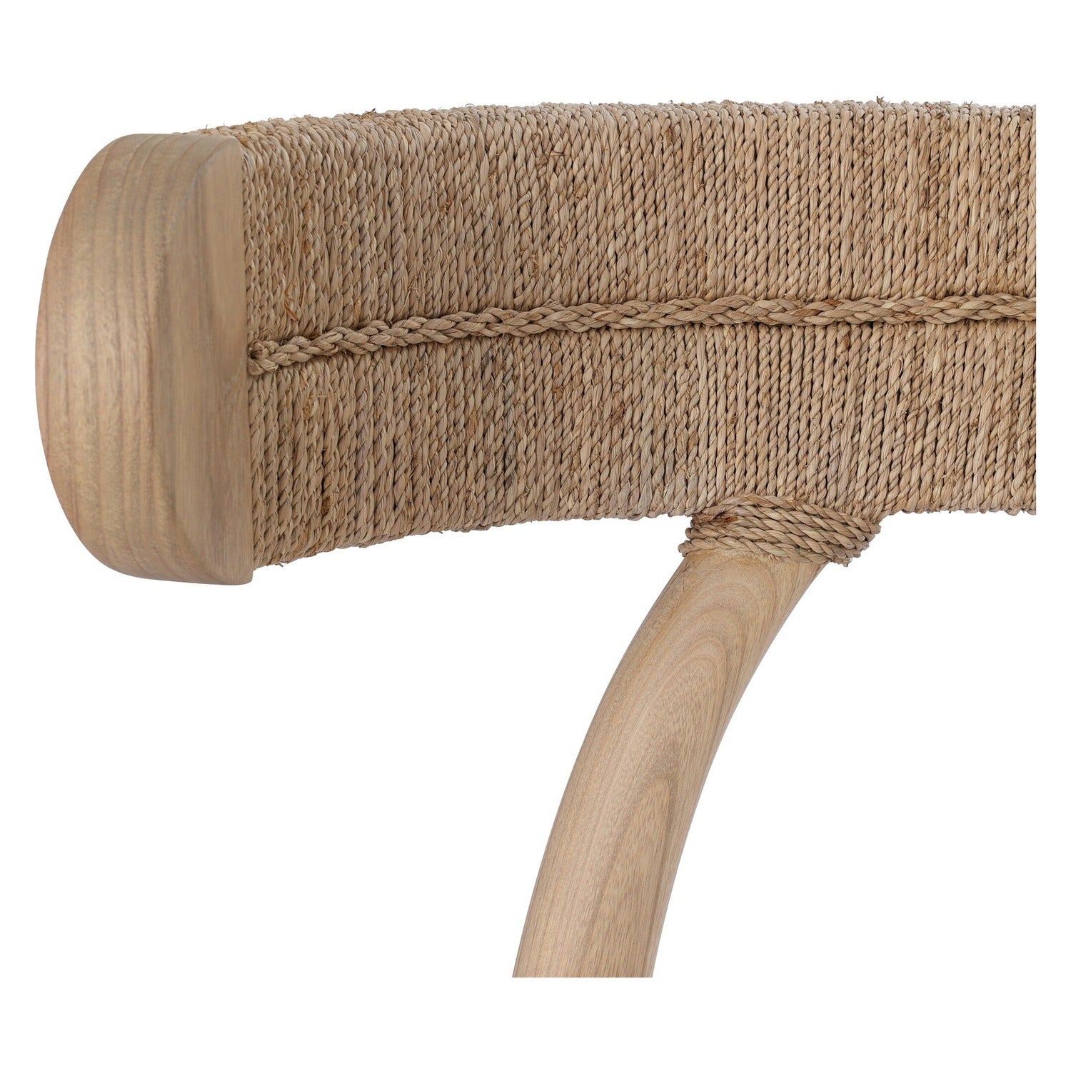 Four Hands Pampa Smoked Natural Counter Stool Set of 2
