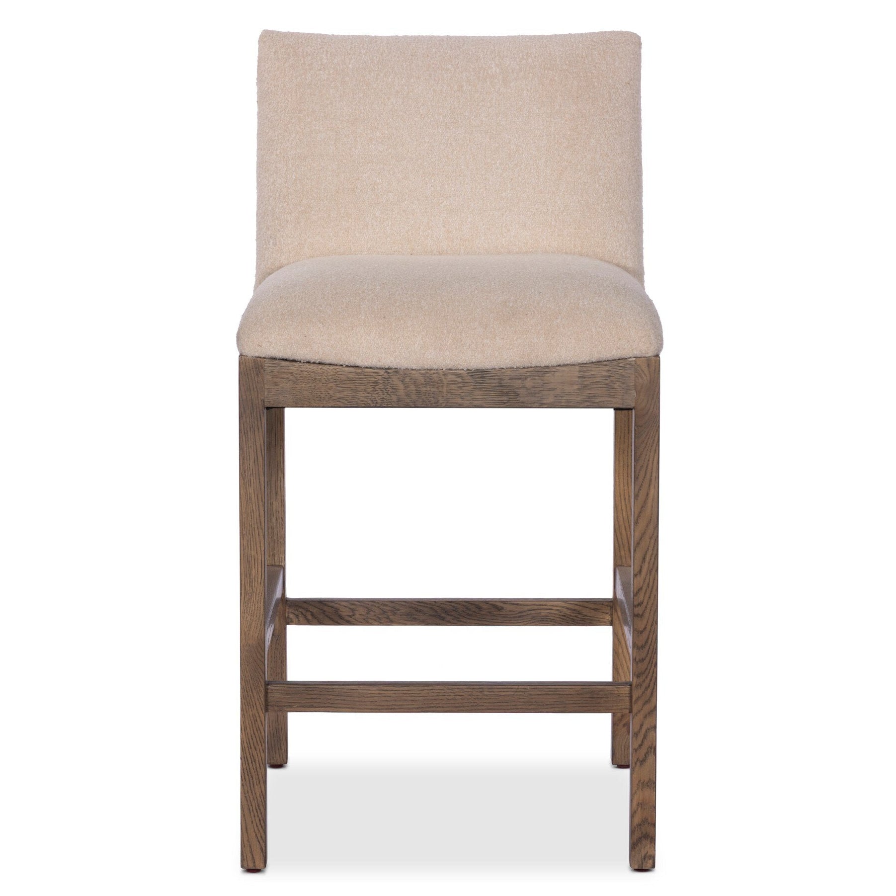 Four Hands Gables Crete Sand Counter Stool — front view