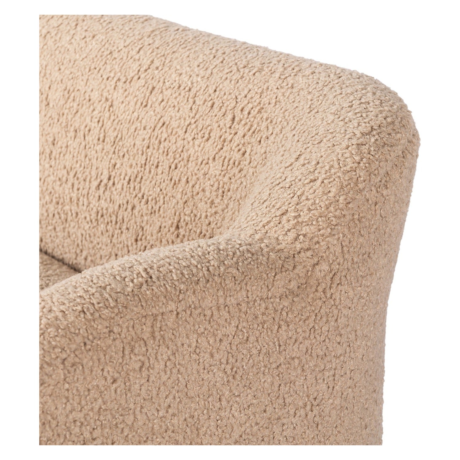 Four Hands Kadon Sheepskin Camel Accent Bench