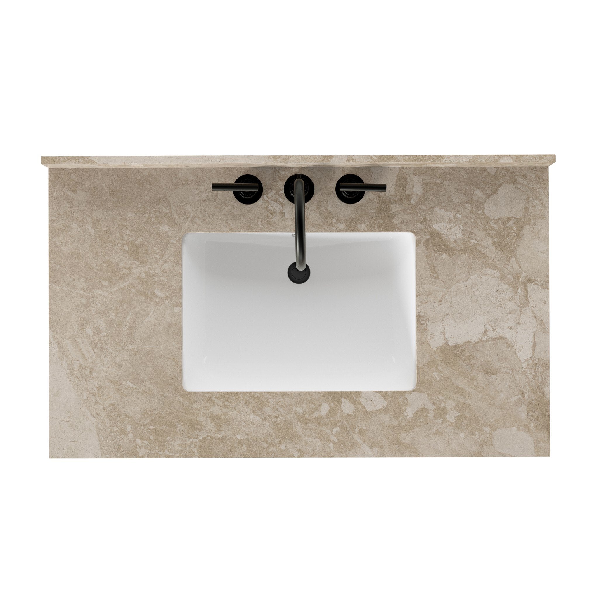 Four Hands Cassia Textured Dark Bronze Washstand — top-down view