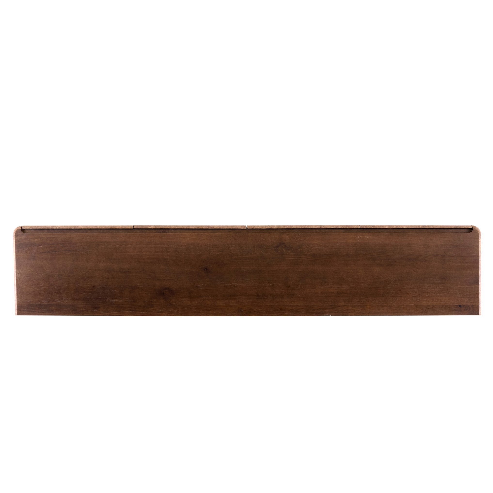 Four Hands Cambros Dark Bark Paper Media Console — top-down view