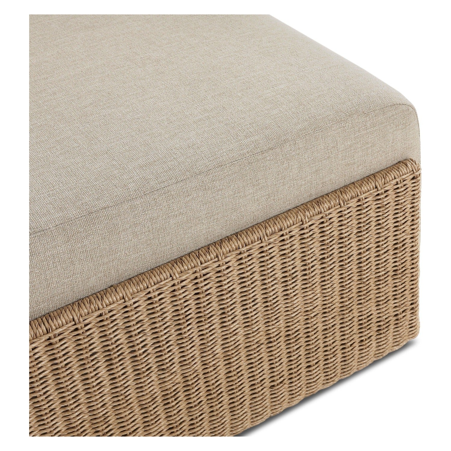 Four Hands Manning Alessi Buff Outdoor Ottoman